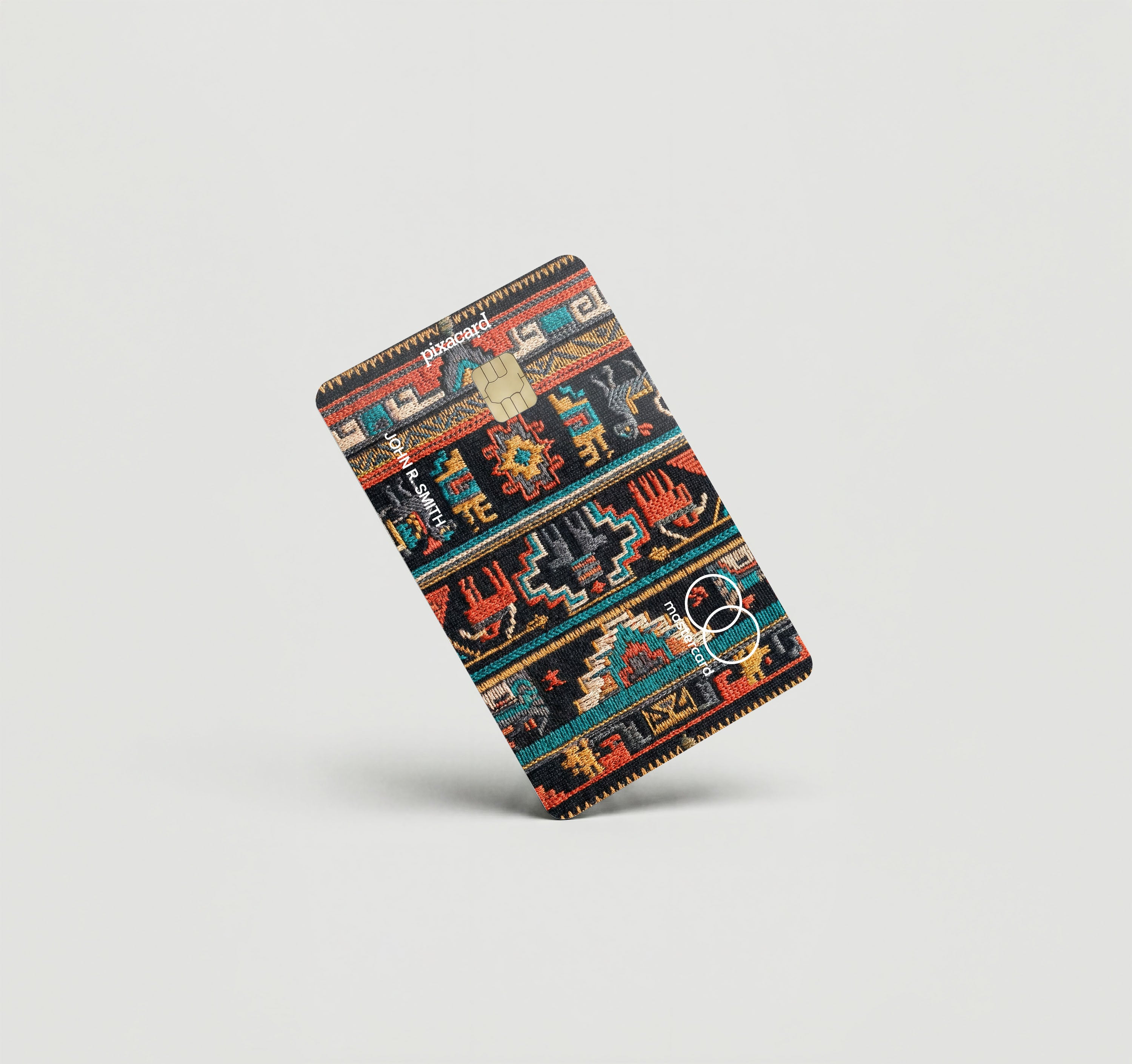 Mockup Cardskin pixacard-aztec-cadrskin