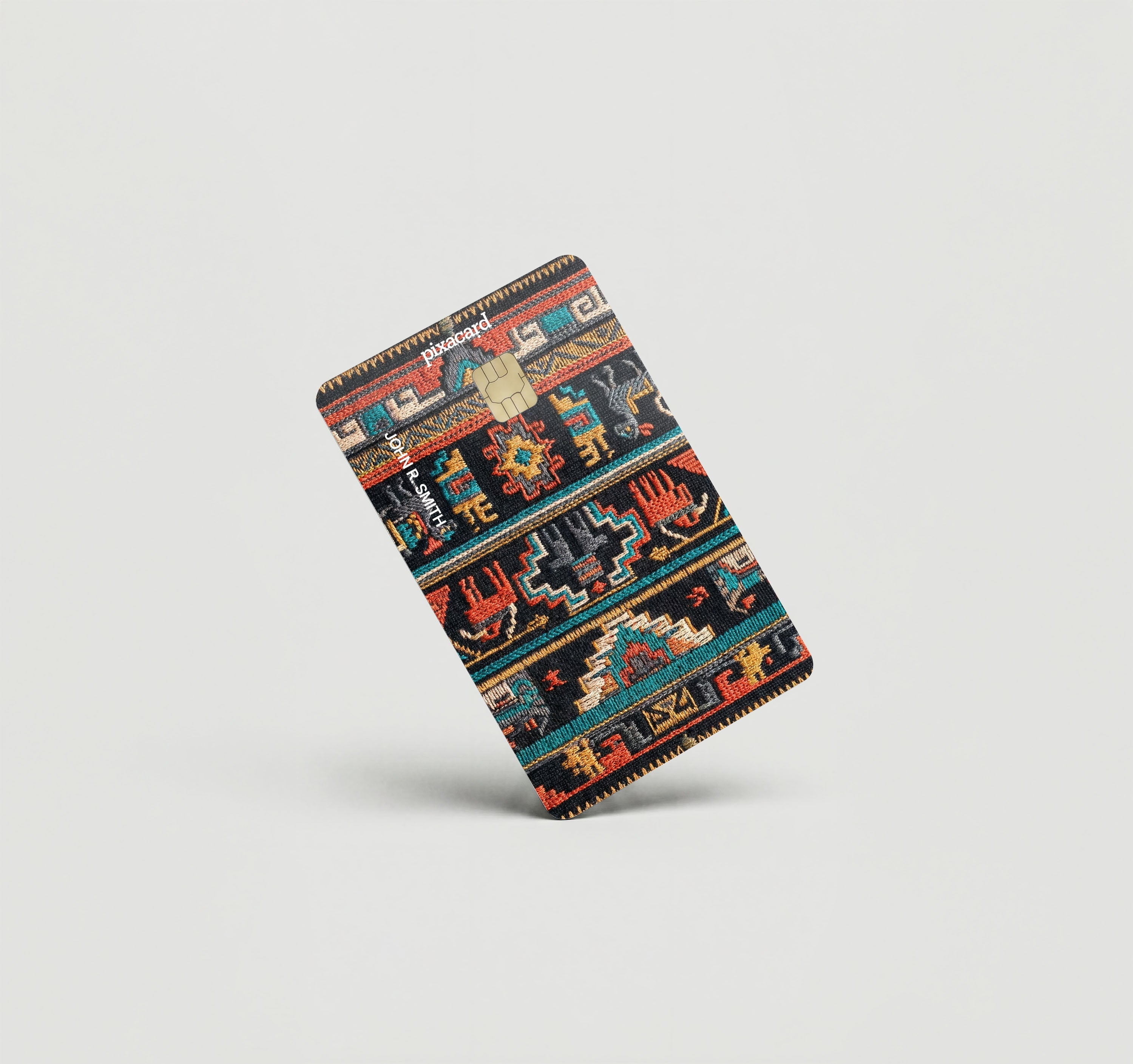 Mockup Cardskin pixacard-aztec-cadrskin