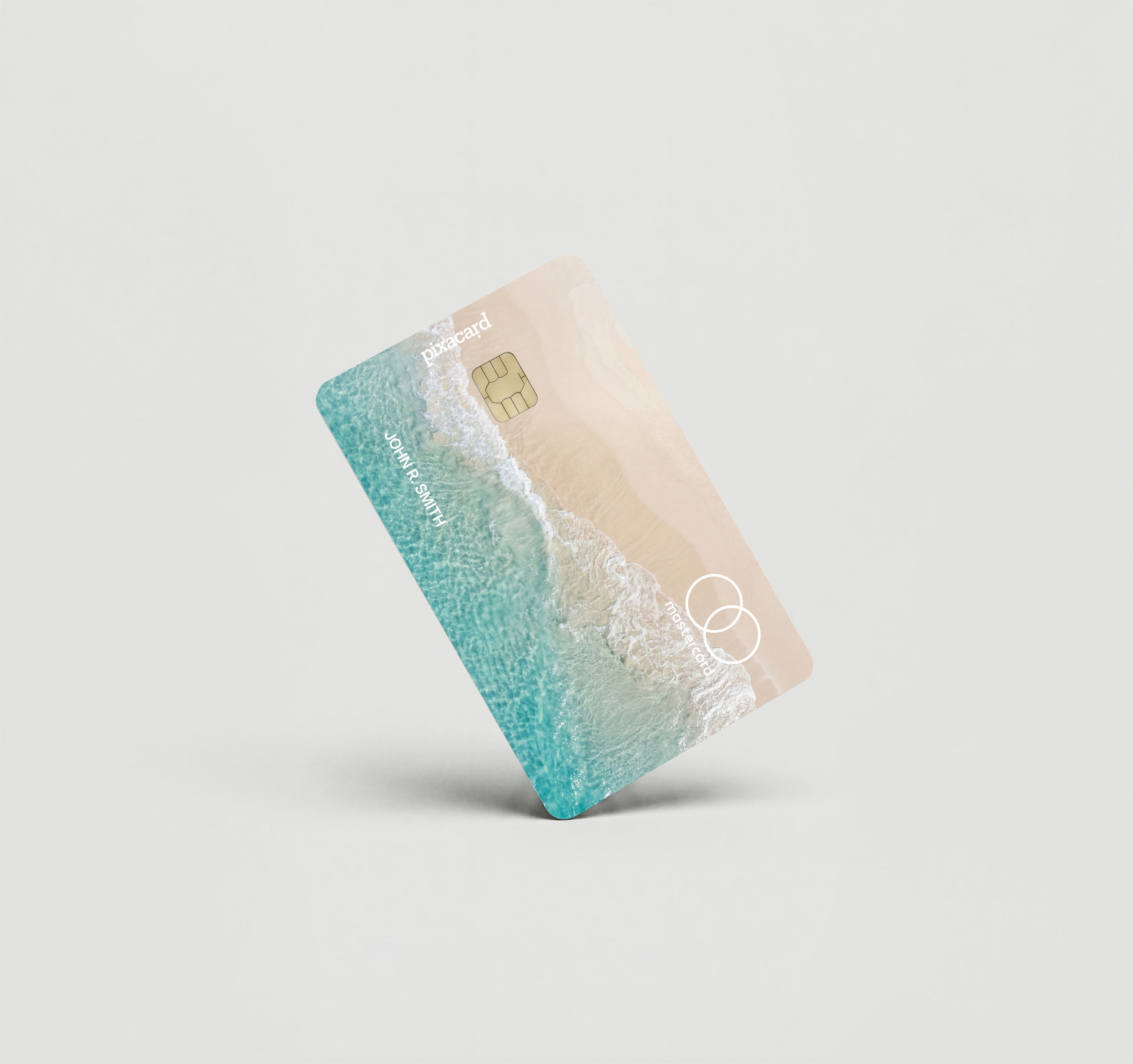 Mockup Cardskin pixacard-beach-cardskin