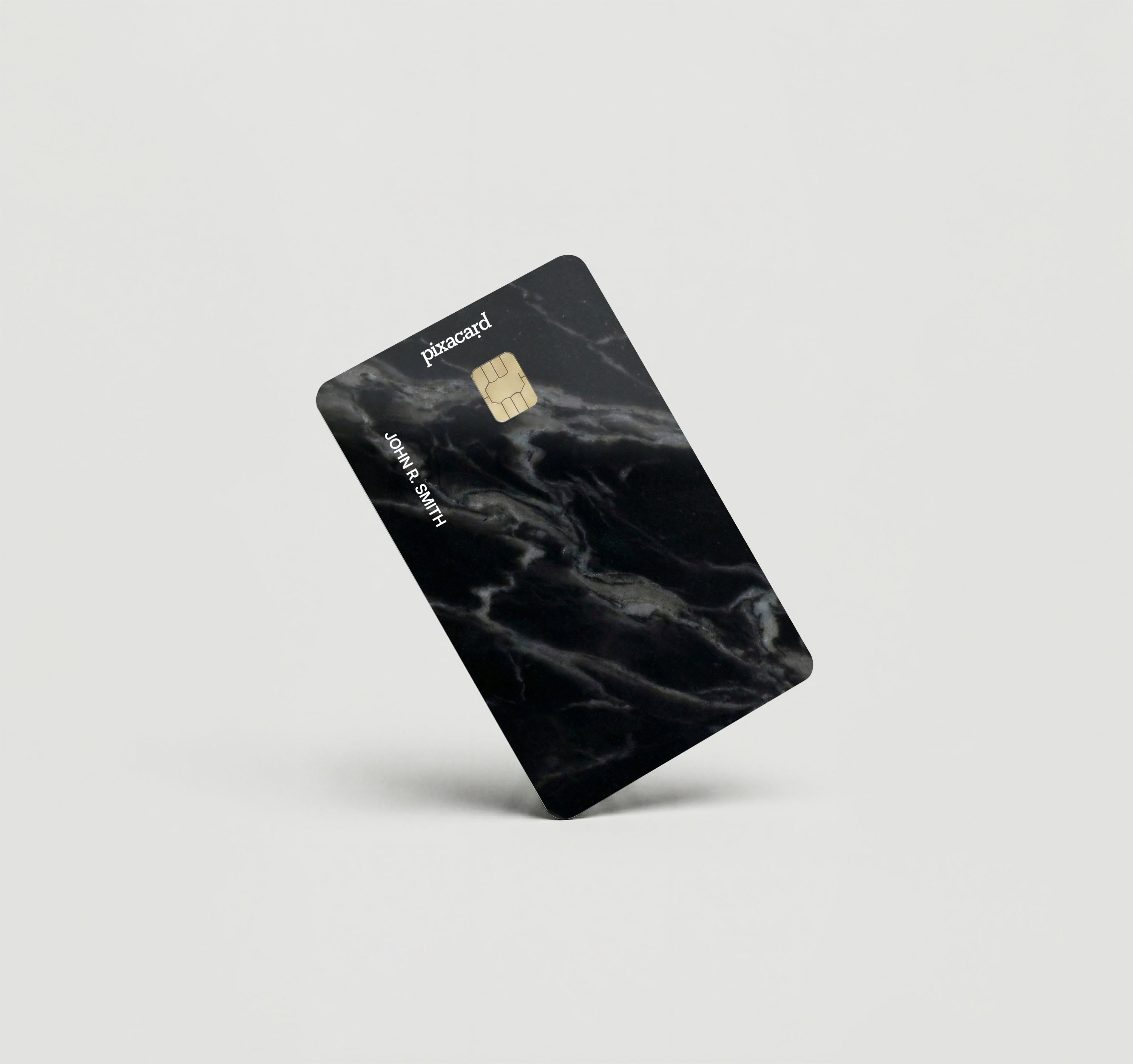 Mockup Cardskin pixacard-black-marble-cardskin