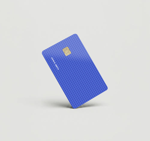 Mockup Cardskin pixacard-blue-lego-cardskin