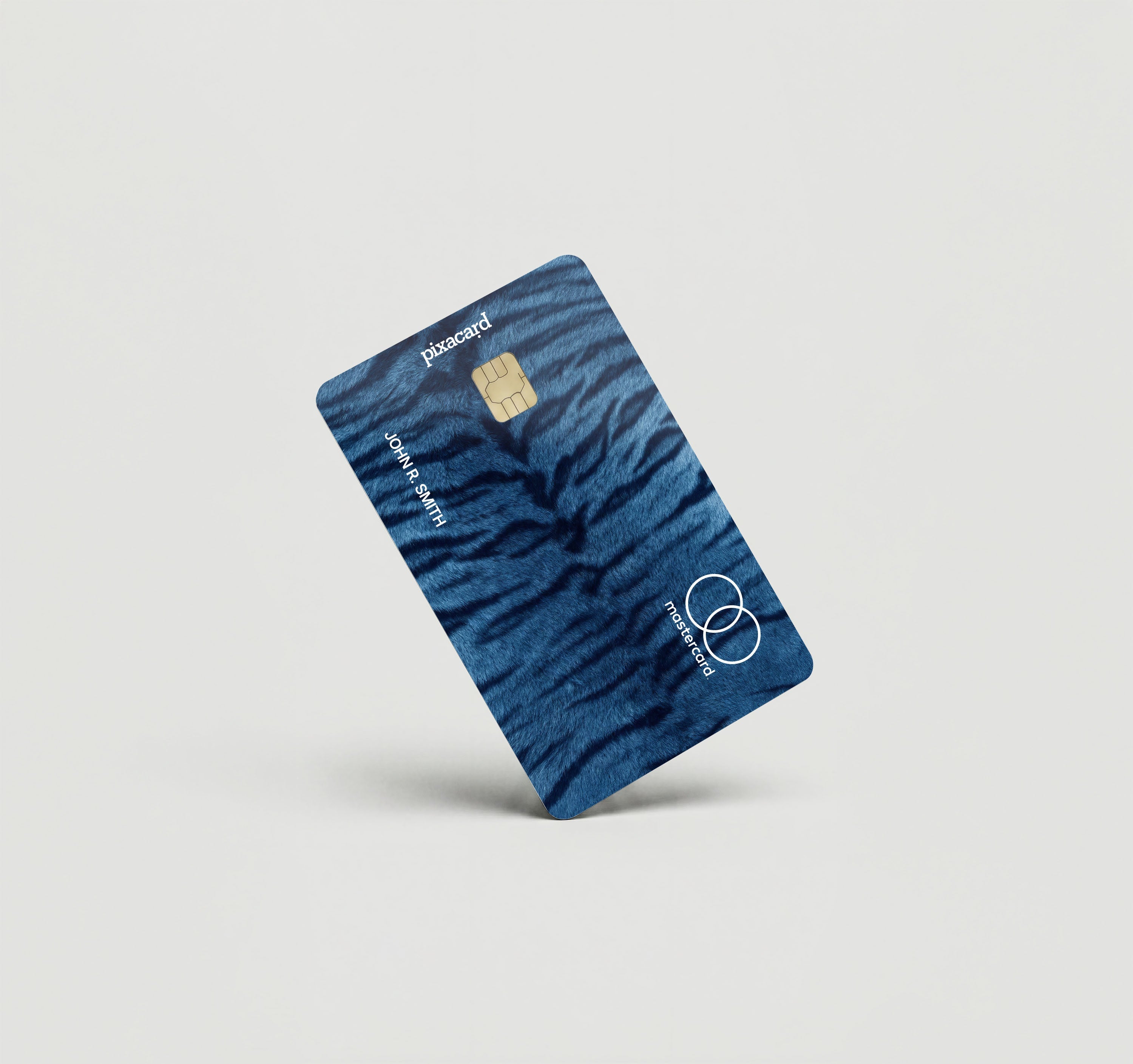 Mockup Cardskin pixacard-blue-tiger-cardskin
