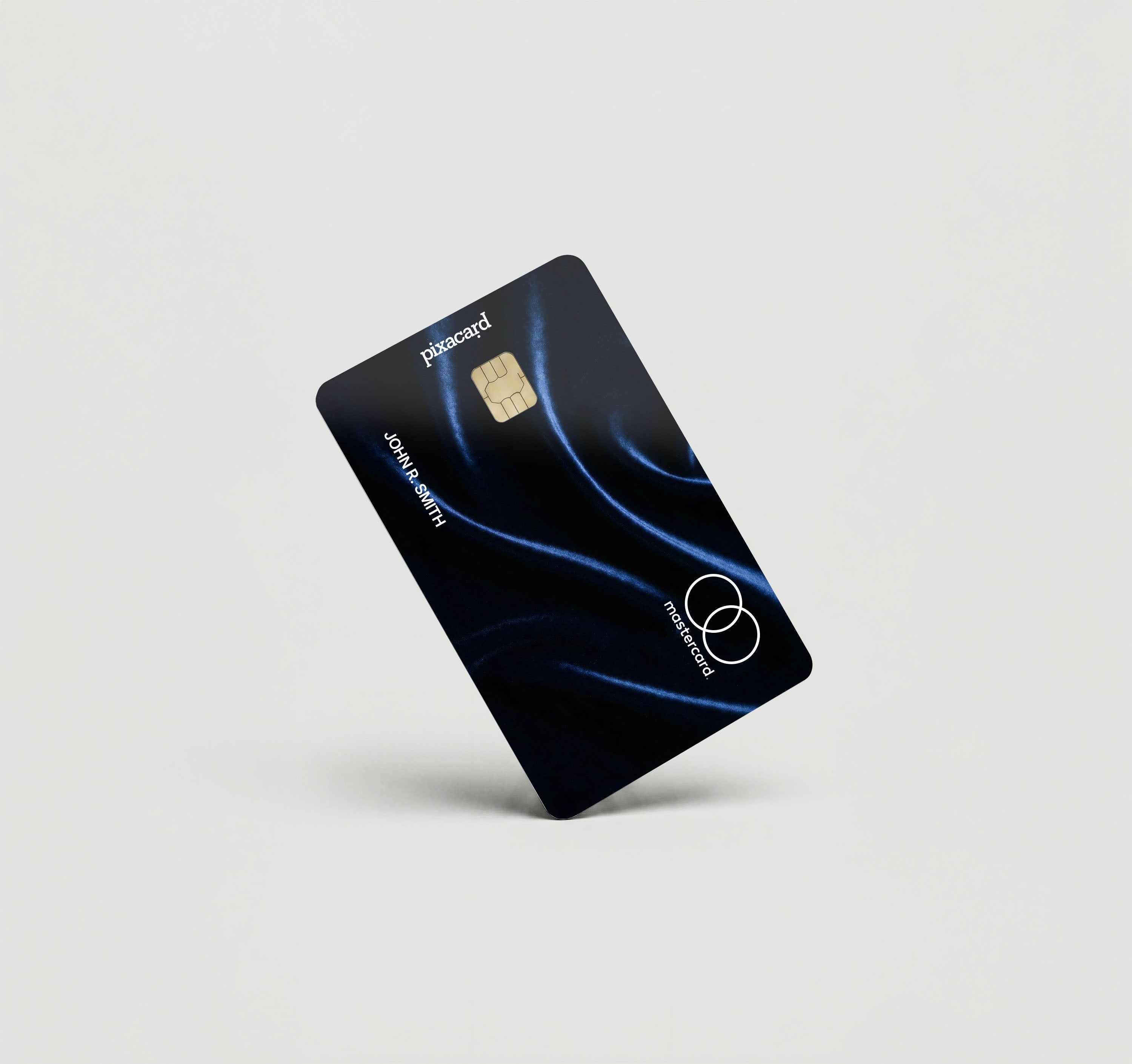 Mockup Cardskin pixacard-blue-velvet-cardskin