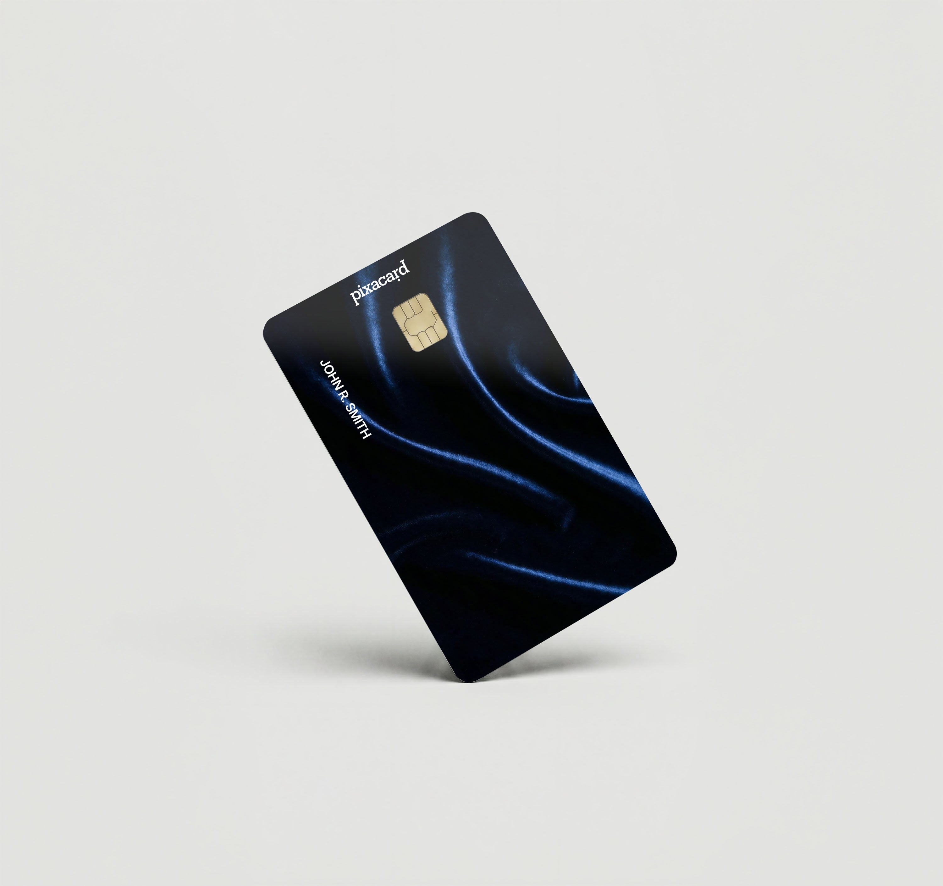 Mockup Cardskin pixacard-blue-velvet-cardskin