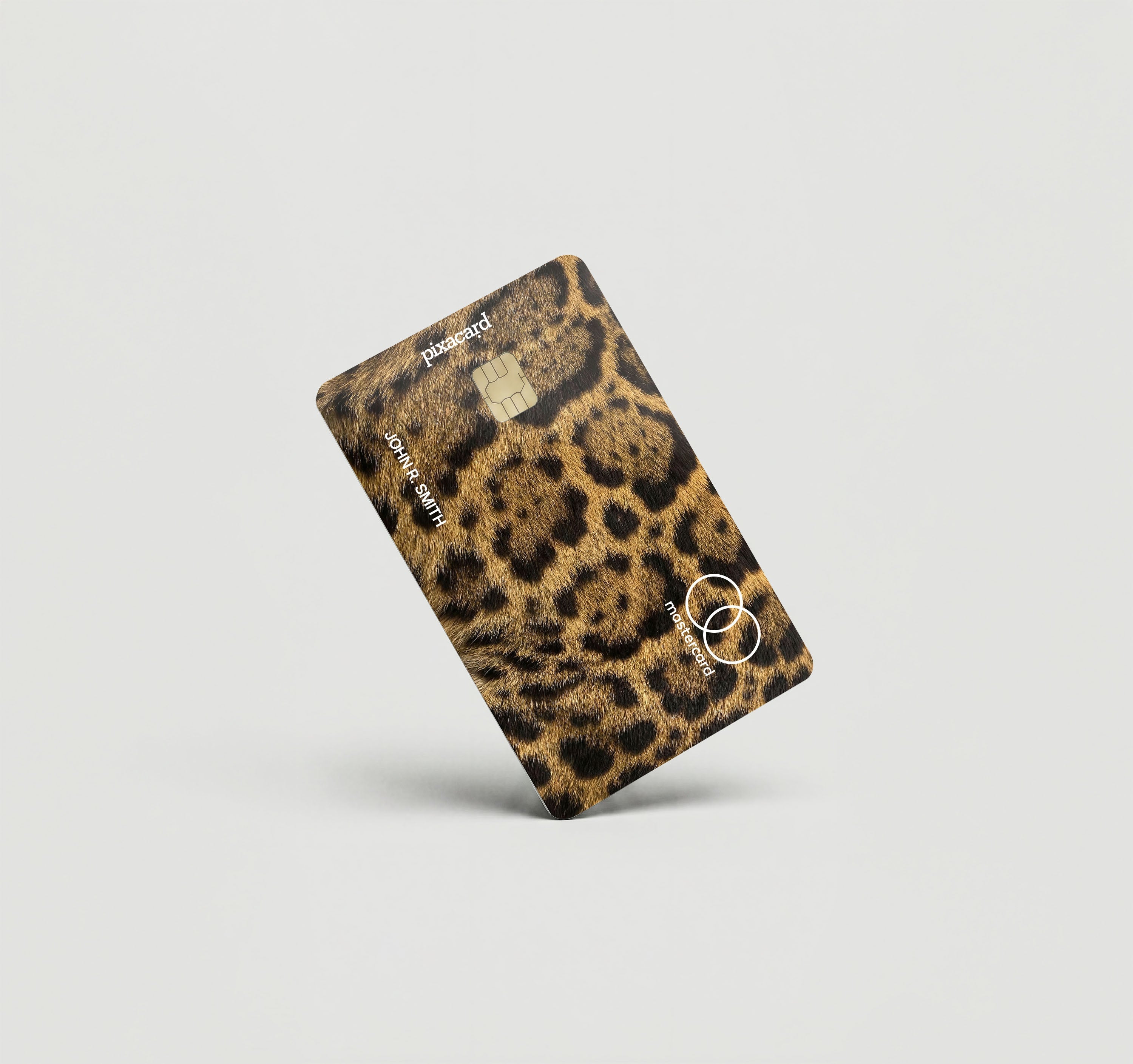 Mockup Cardskin pixacard-clouded-leopard-cardskin