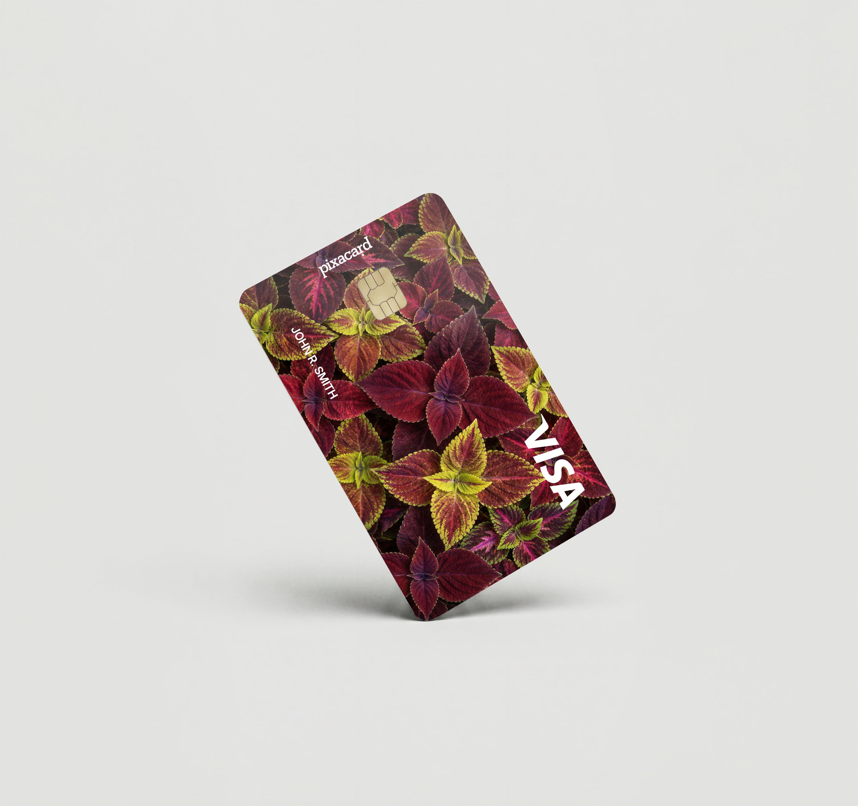 Mockup Cardskin pixacard-coleus-cardskin