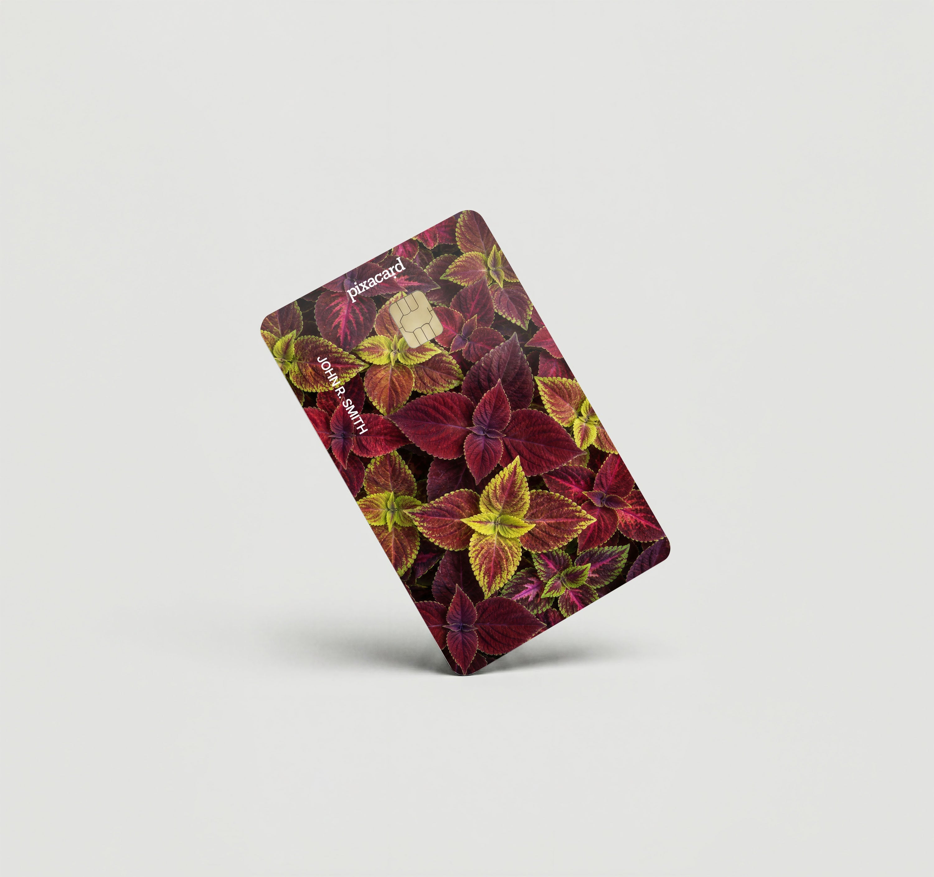 Mockup Cardskin pixacard-coleus-cardskin