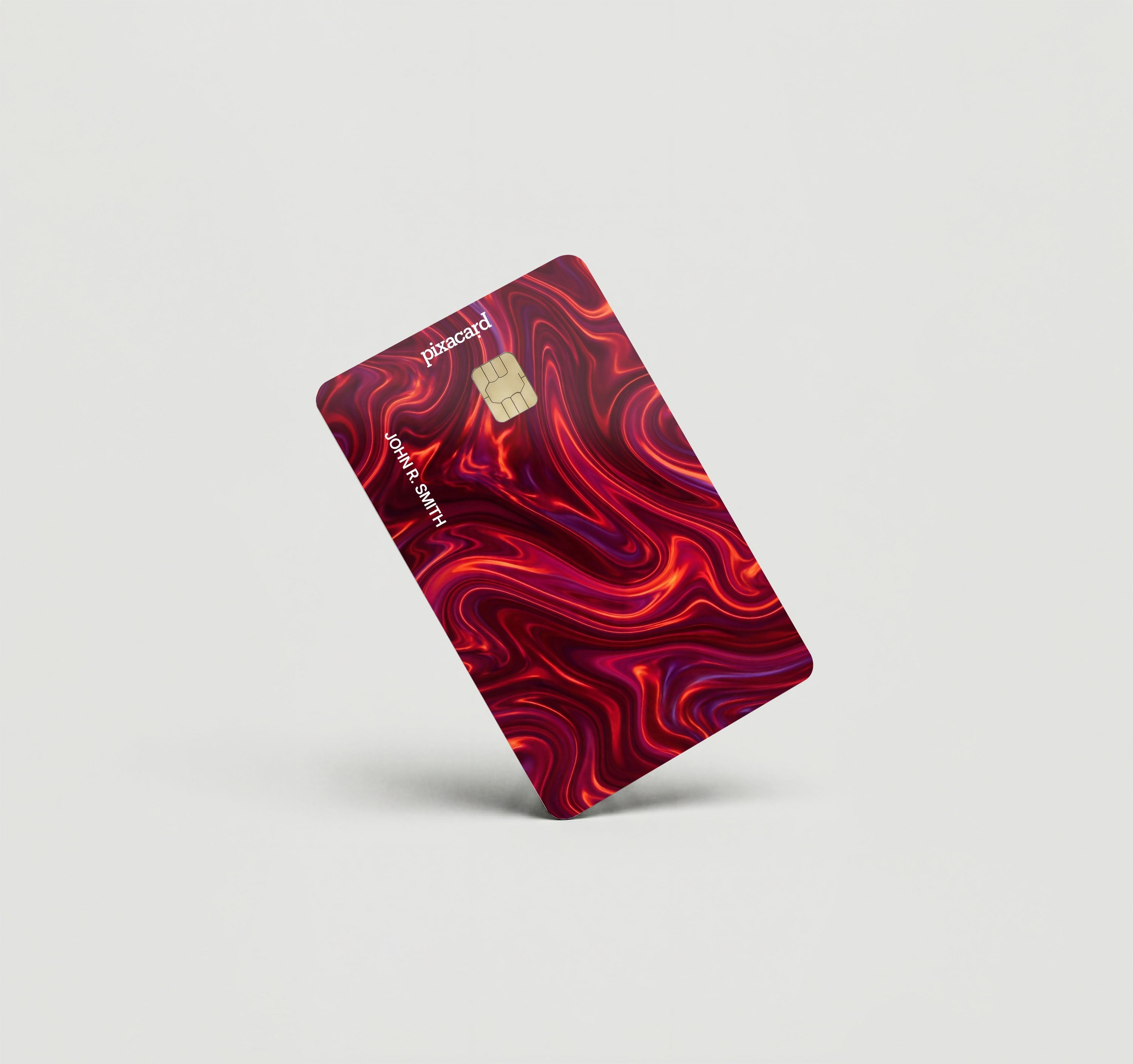 Mockup Cardskin pixacard-crimson-cardskin
