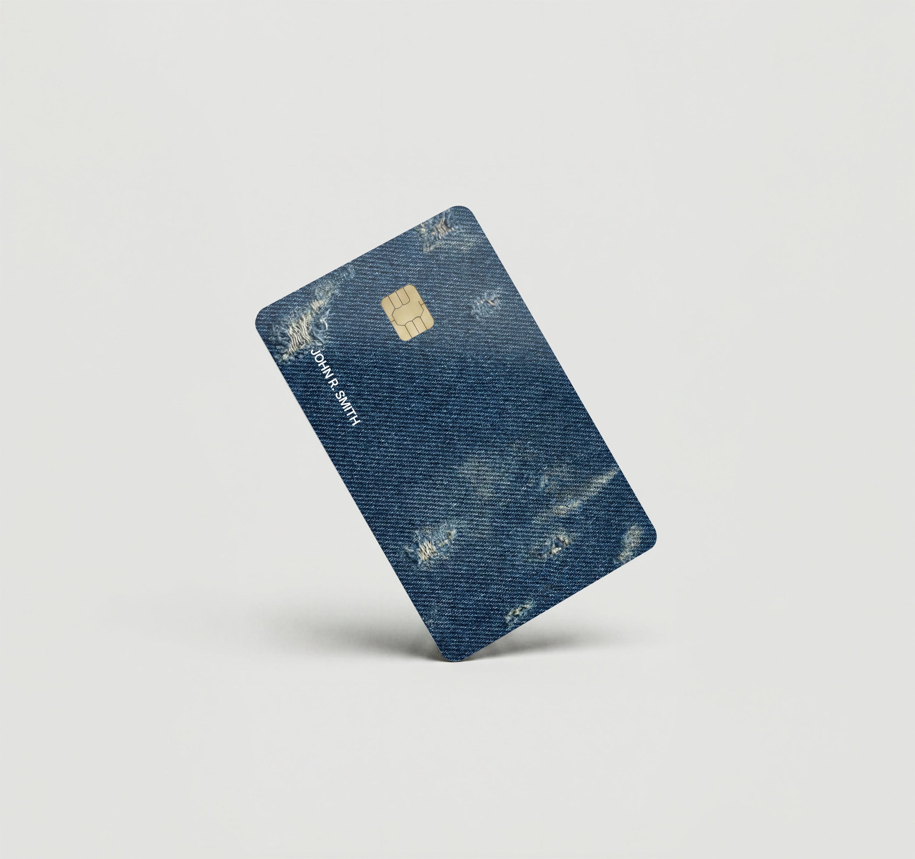 Mockup Cardskin pixacard-worndenim-cardskin