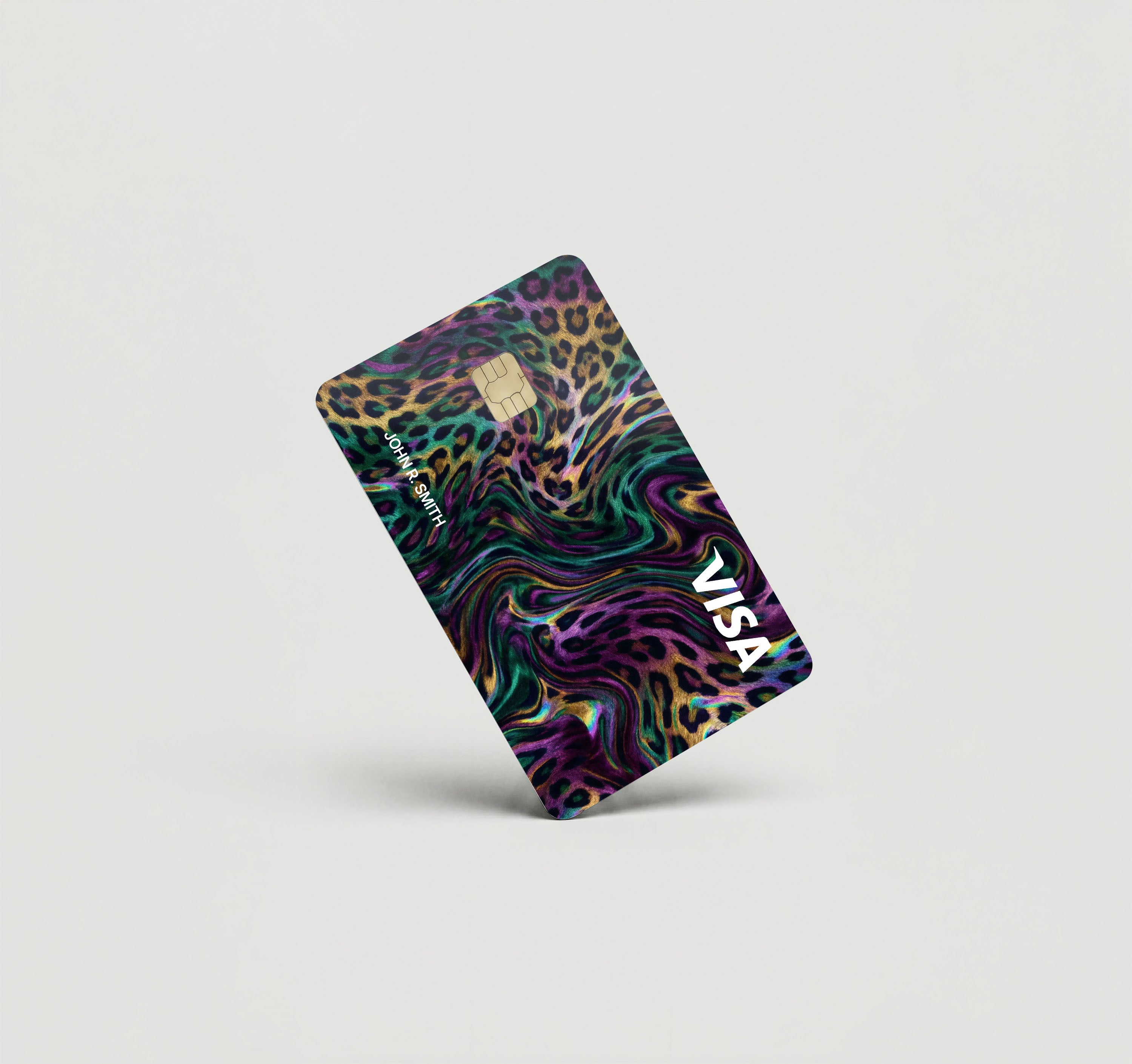 Mockup Cardskin pixacard-wavy-leopard-cardskin