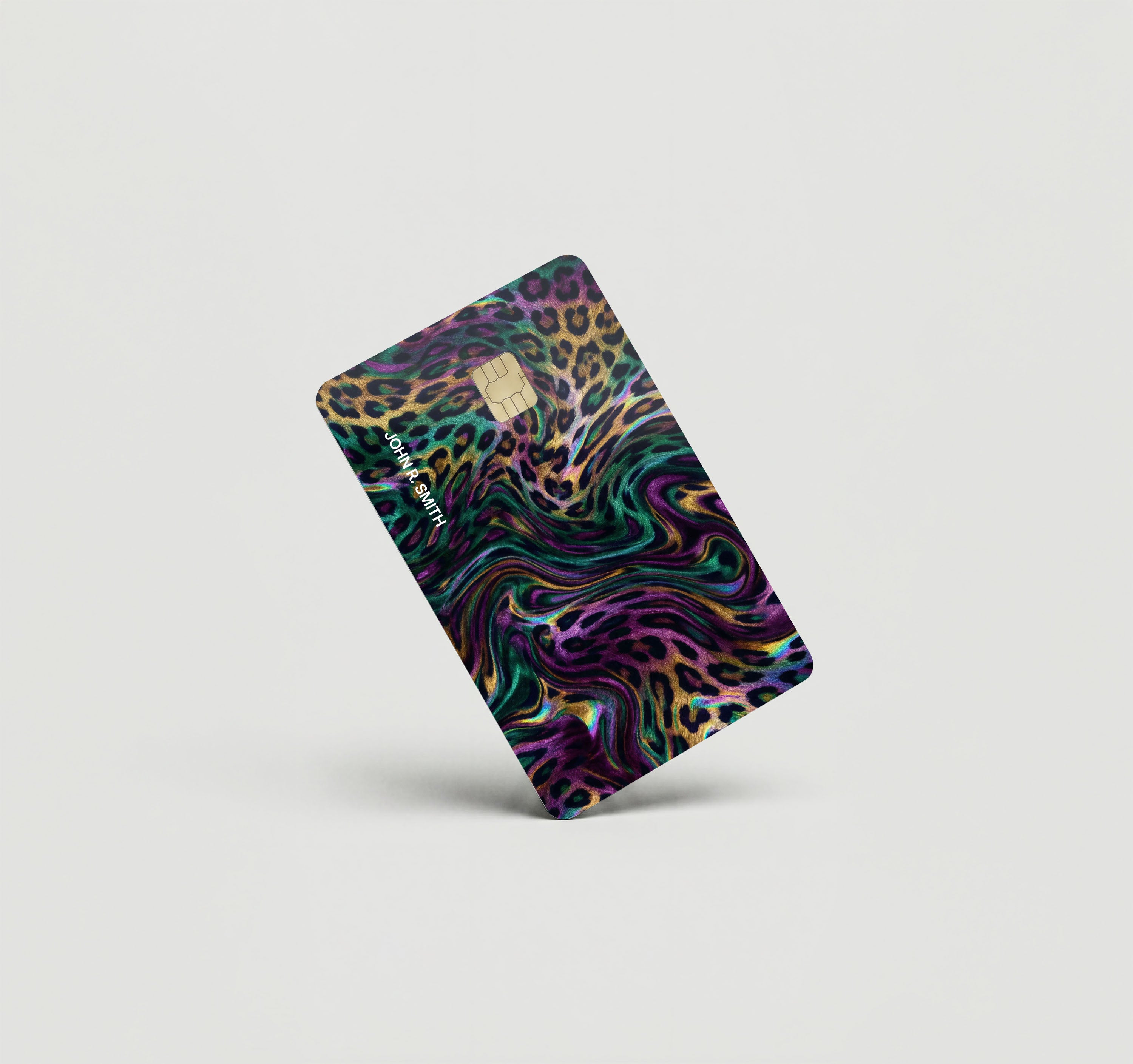 Mockup Cardskin pixacard-wavy-leopard-cardskin