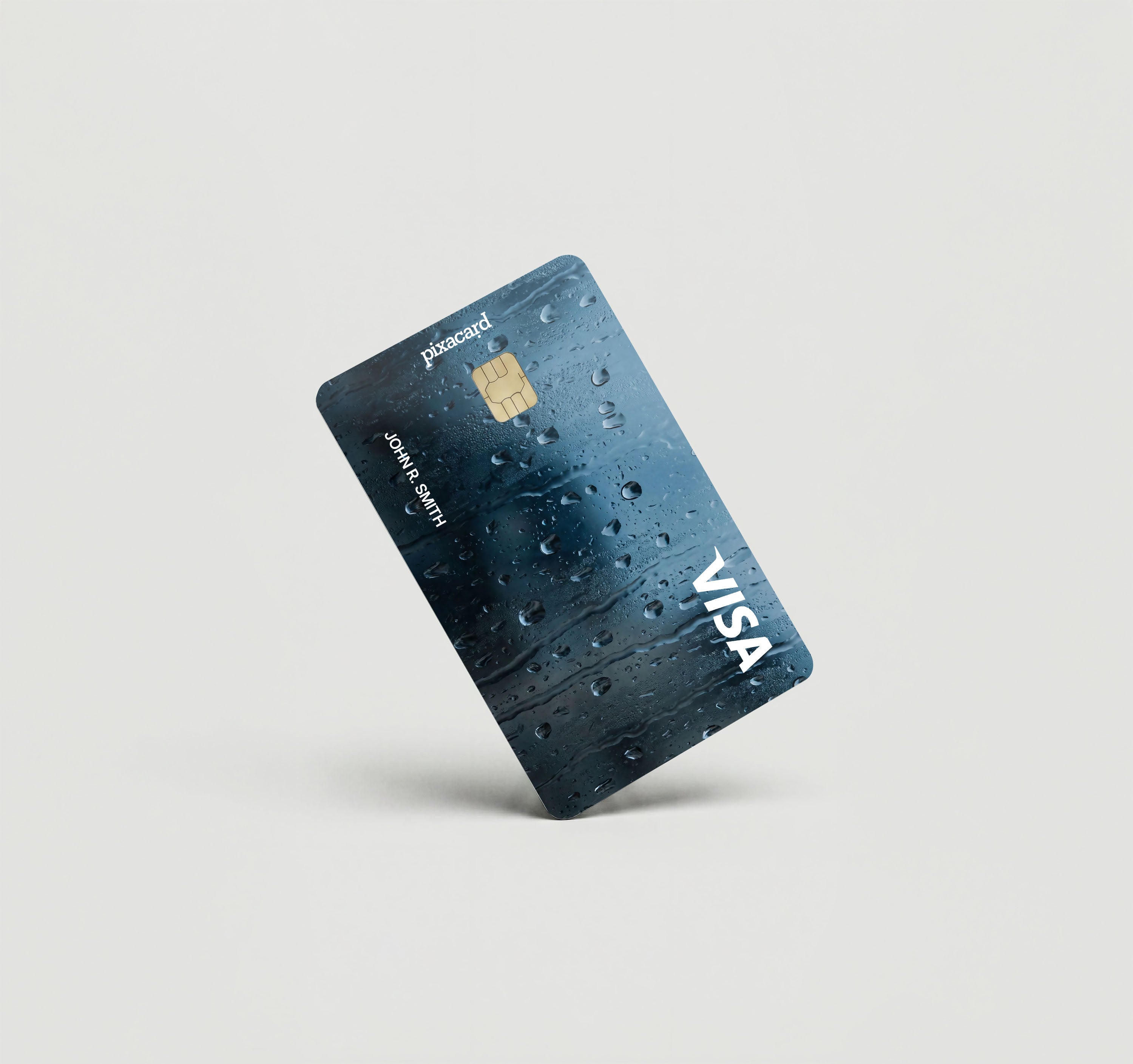 Mockup Cardskin pixacard-droplets-cadrskin
