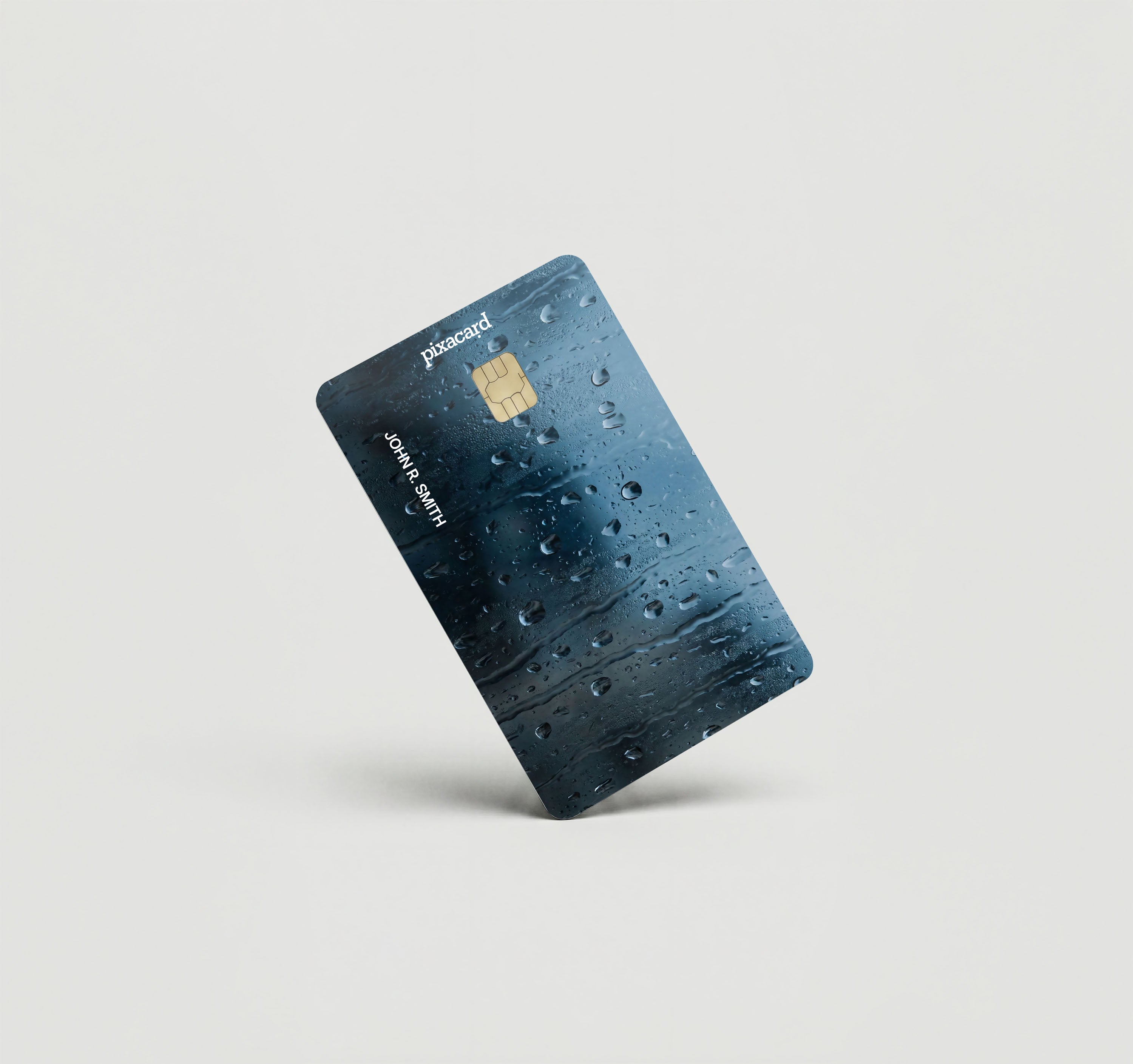 Mockup Cardskin pixacard-droplets-cadrskin