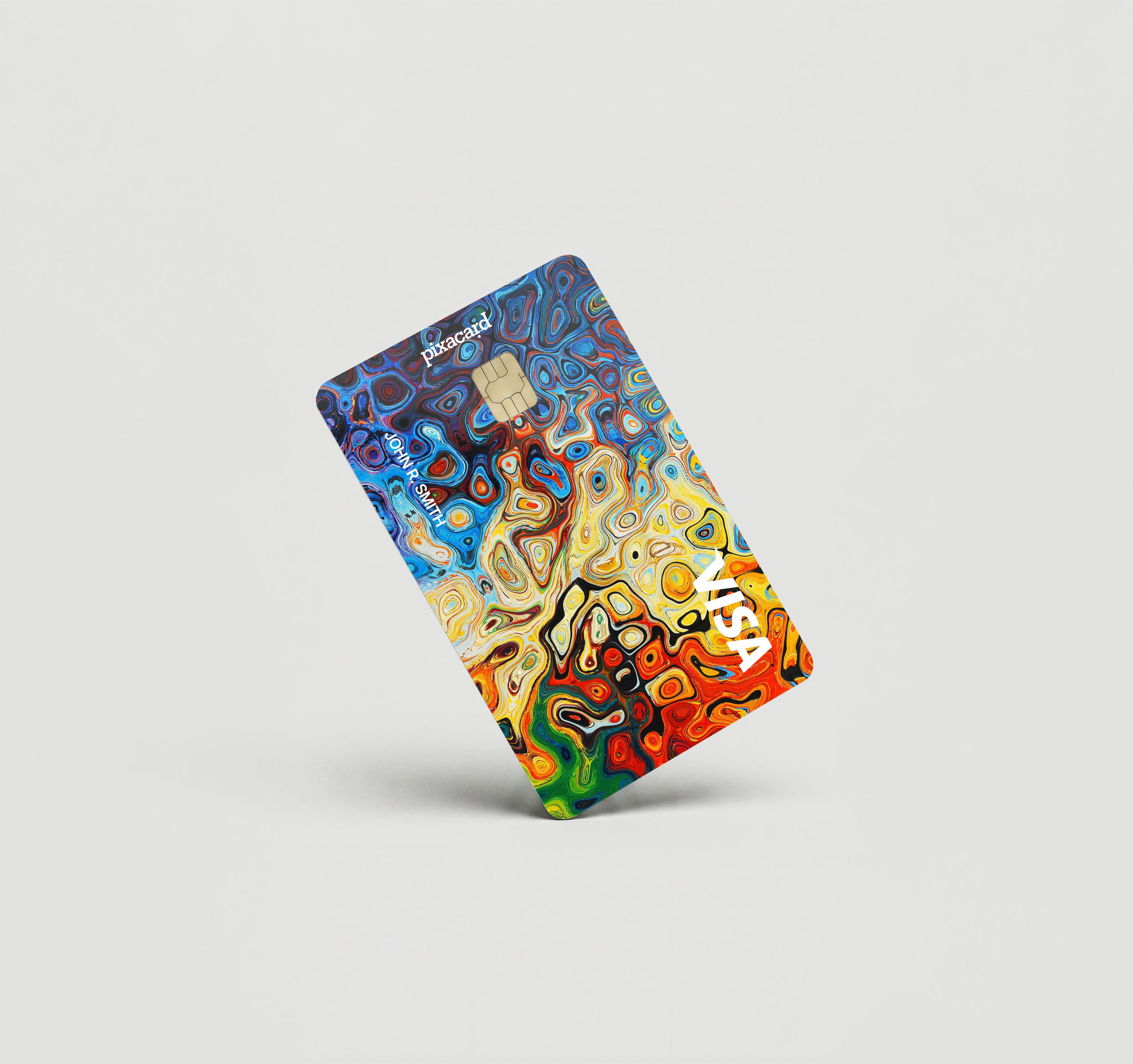 Mockup Cardskin pixacard-distortion-cardskin