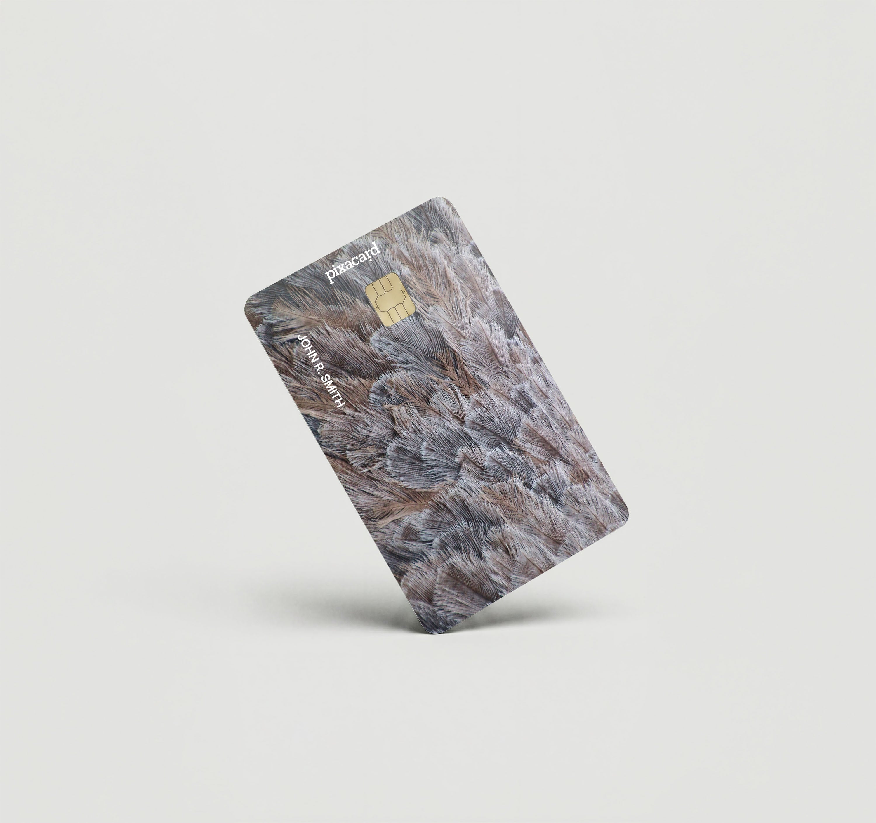 Mockup Cardskin pixacard-feathers-cardskin