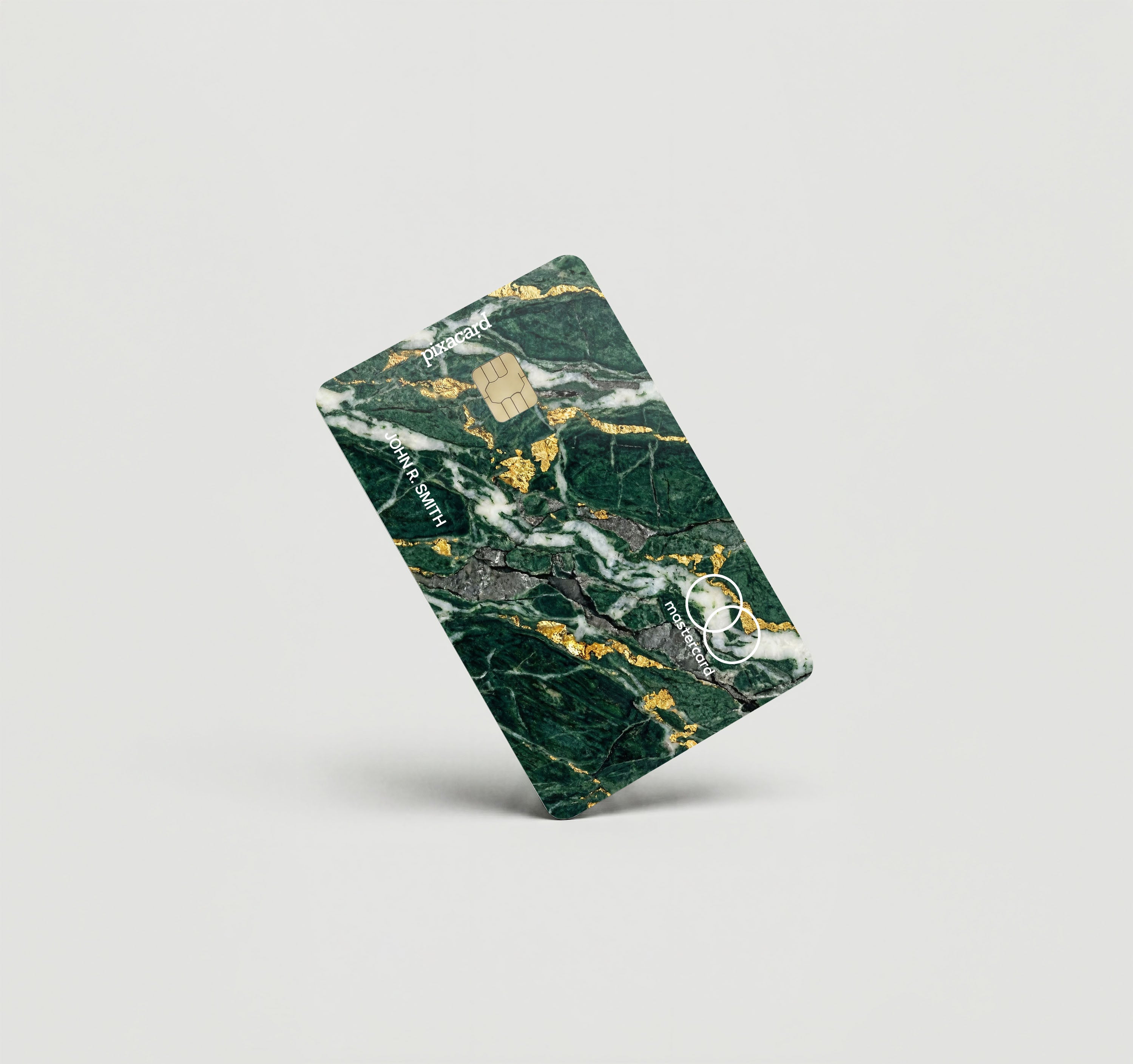 Mockup Cardskin pixacard-green-gold-cardskin