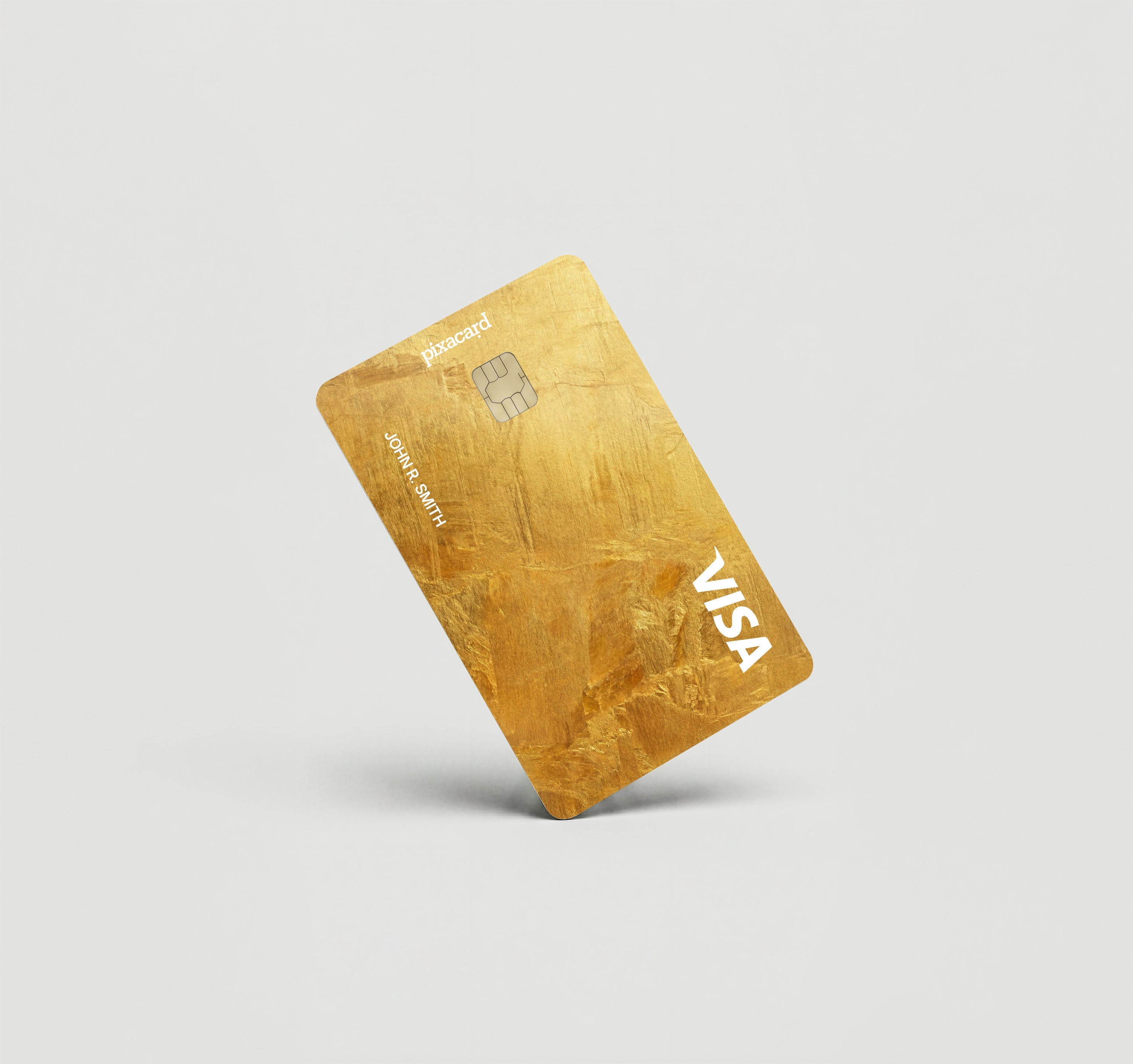 Mockup Cardskin pixacard-gold-cadrskin