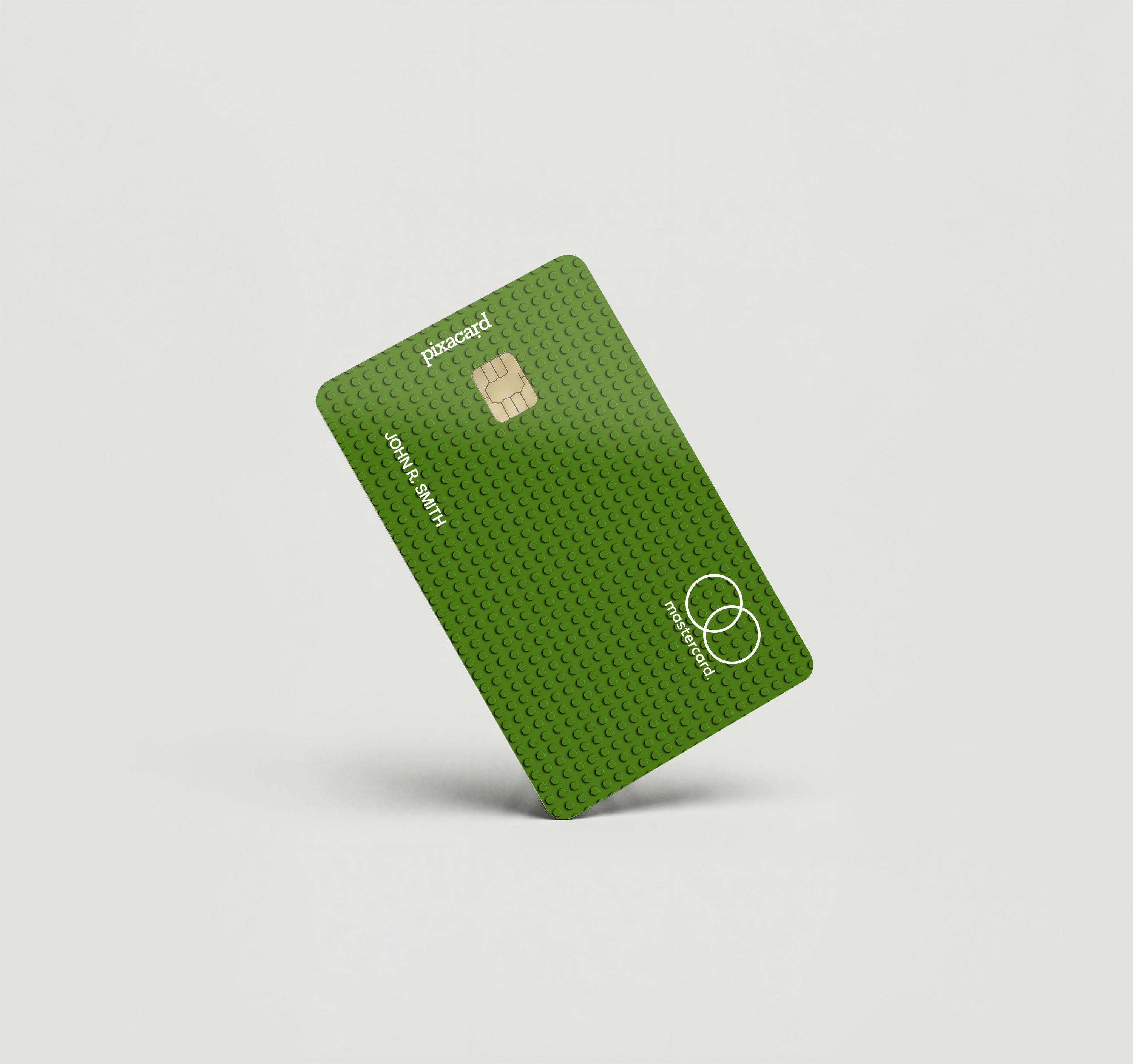 Mockup Cardskin pixacard-green-lego-cardskin