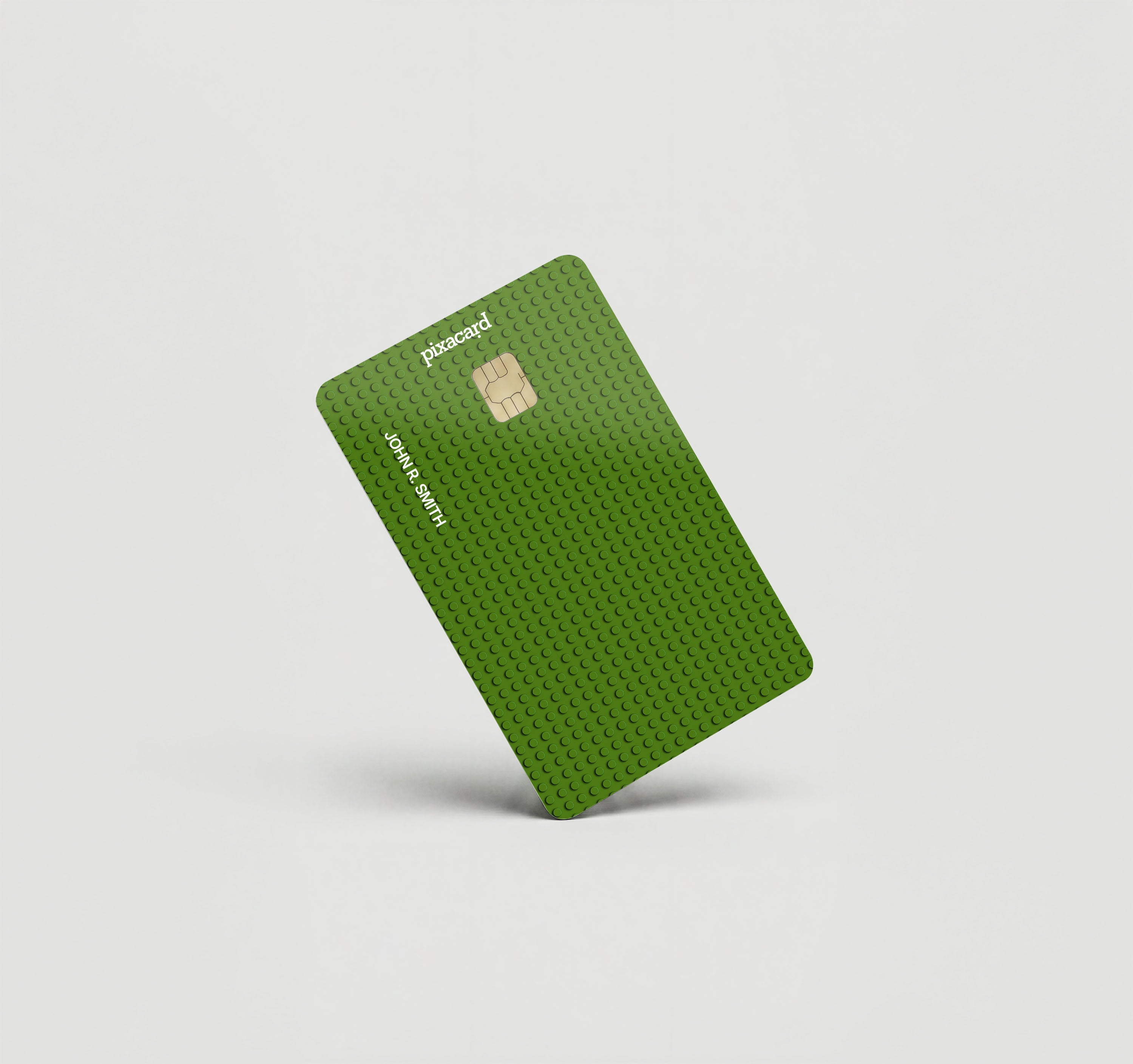 Mockup Cardskin pixacard-green-lego-cardskin