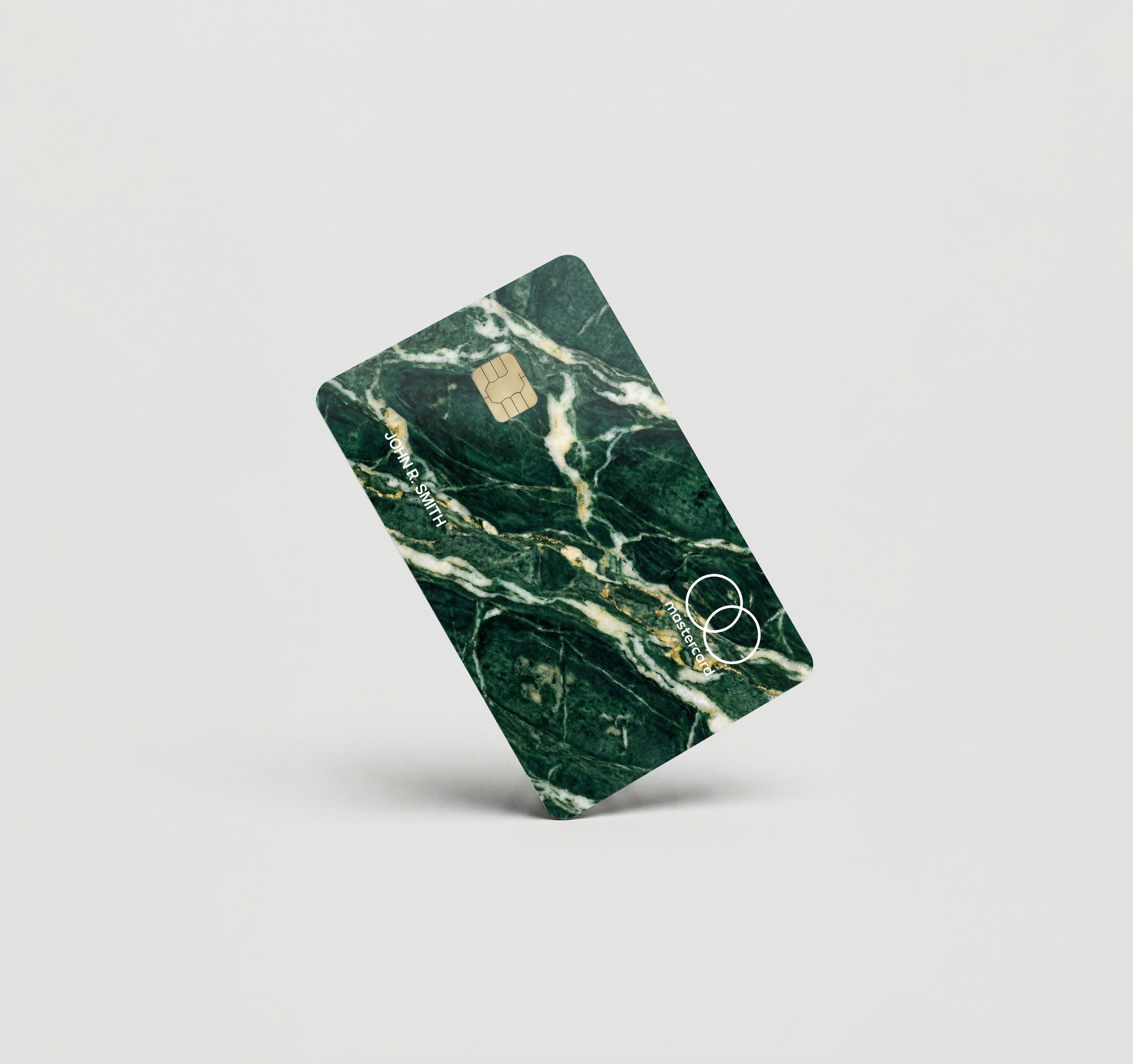 Mockup Cardskin pixacard-green-marble-cardskin