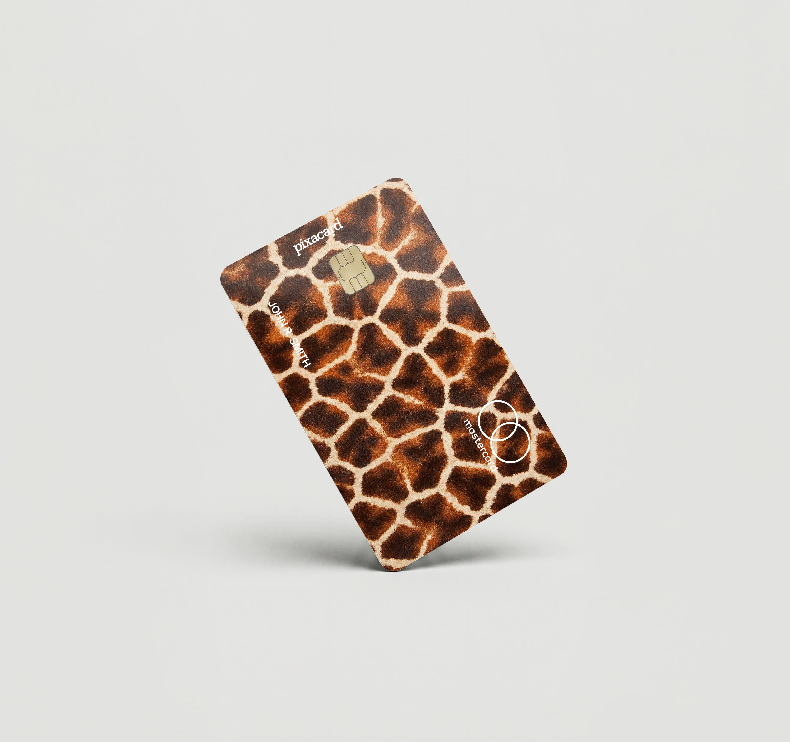 Mockup Cardskin pixacard-giraffe-cardskin