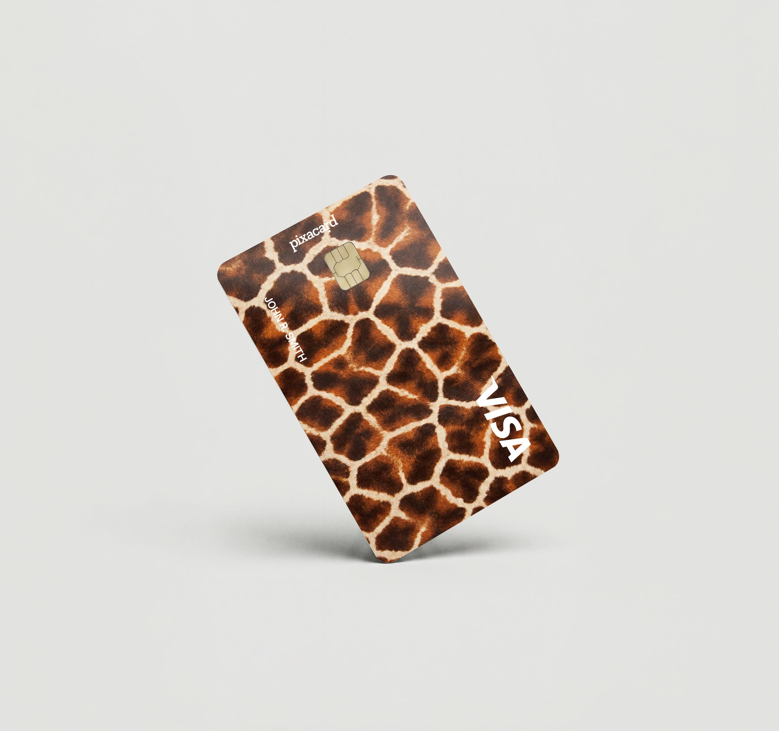 Mockup Cardskin pixacard-giraffe-cardskin
