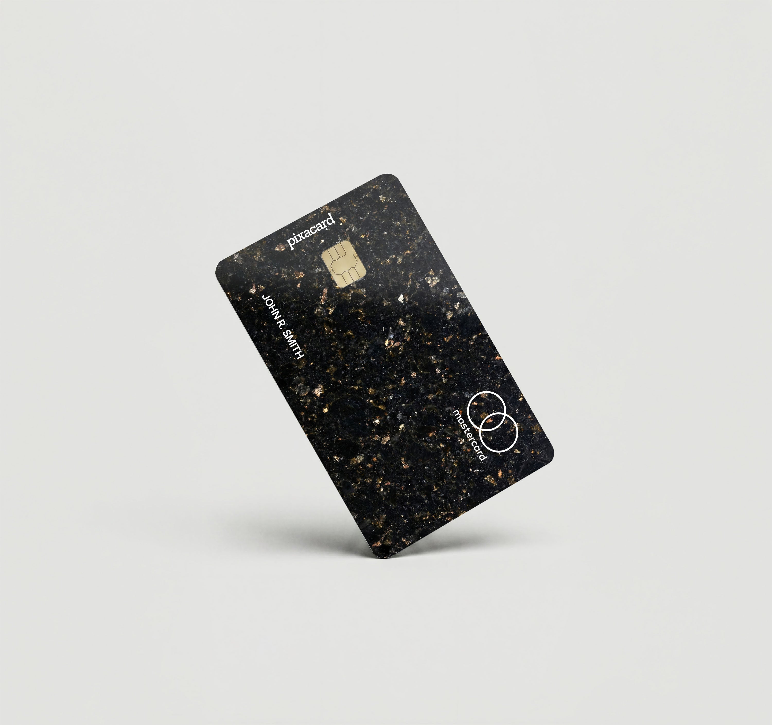 Mockup Cardskin pixacard-black-granite-cardskin