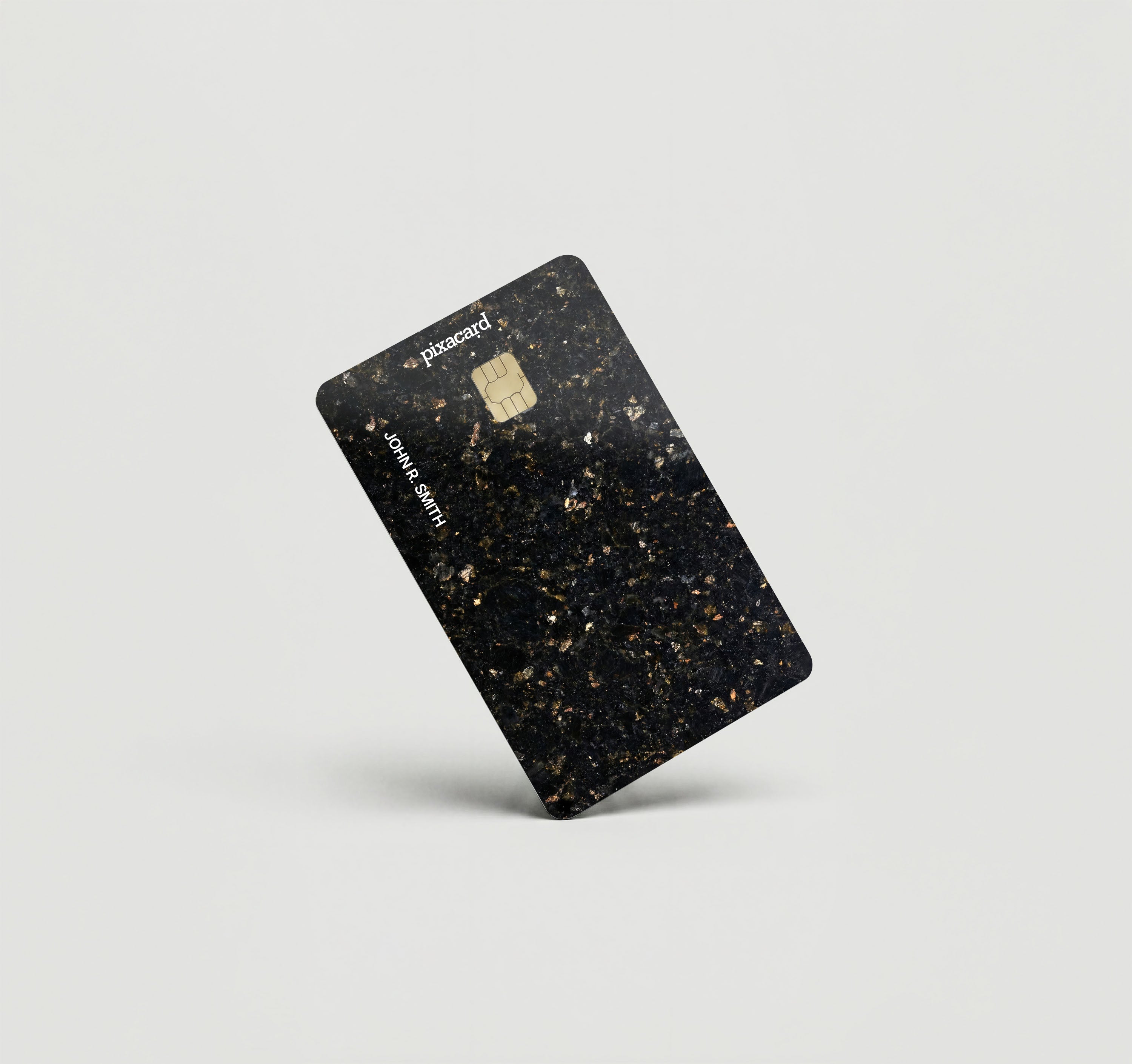 Mockup Cardskin pixacard-black-granite-cardskin