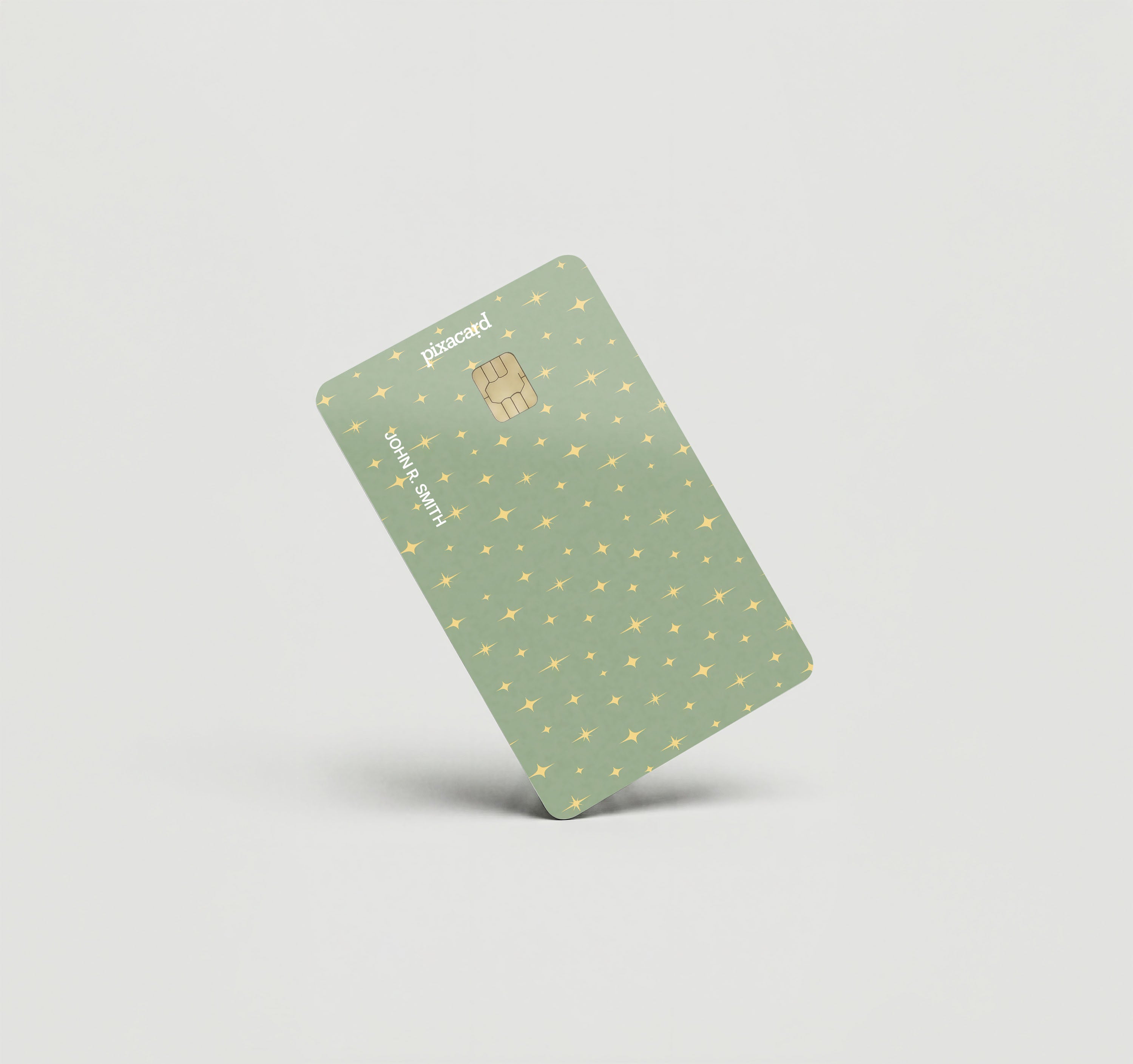 Mockup Cardskin pixacard-greensky-cardskin
