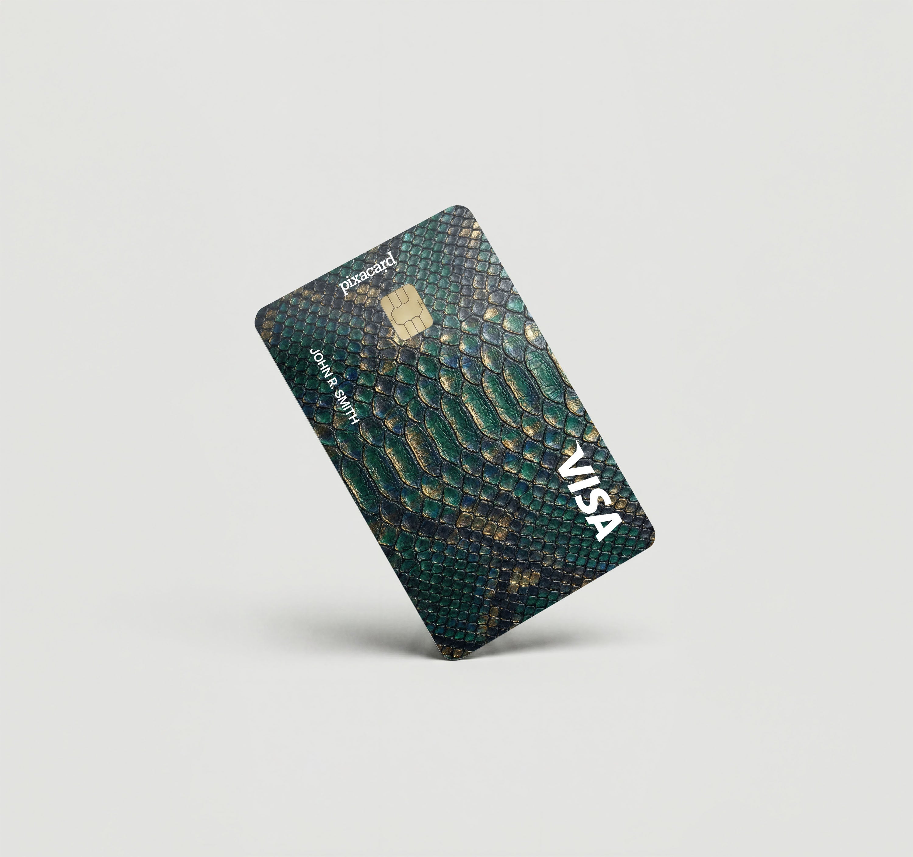 Mockup Cardskin pixacard-iridescent-cardskin