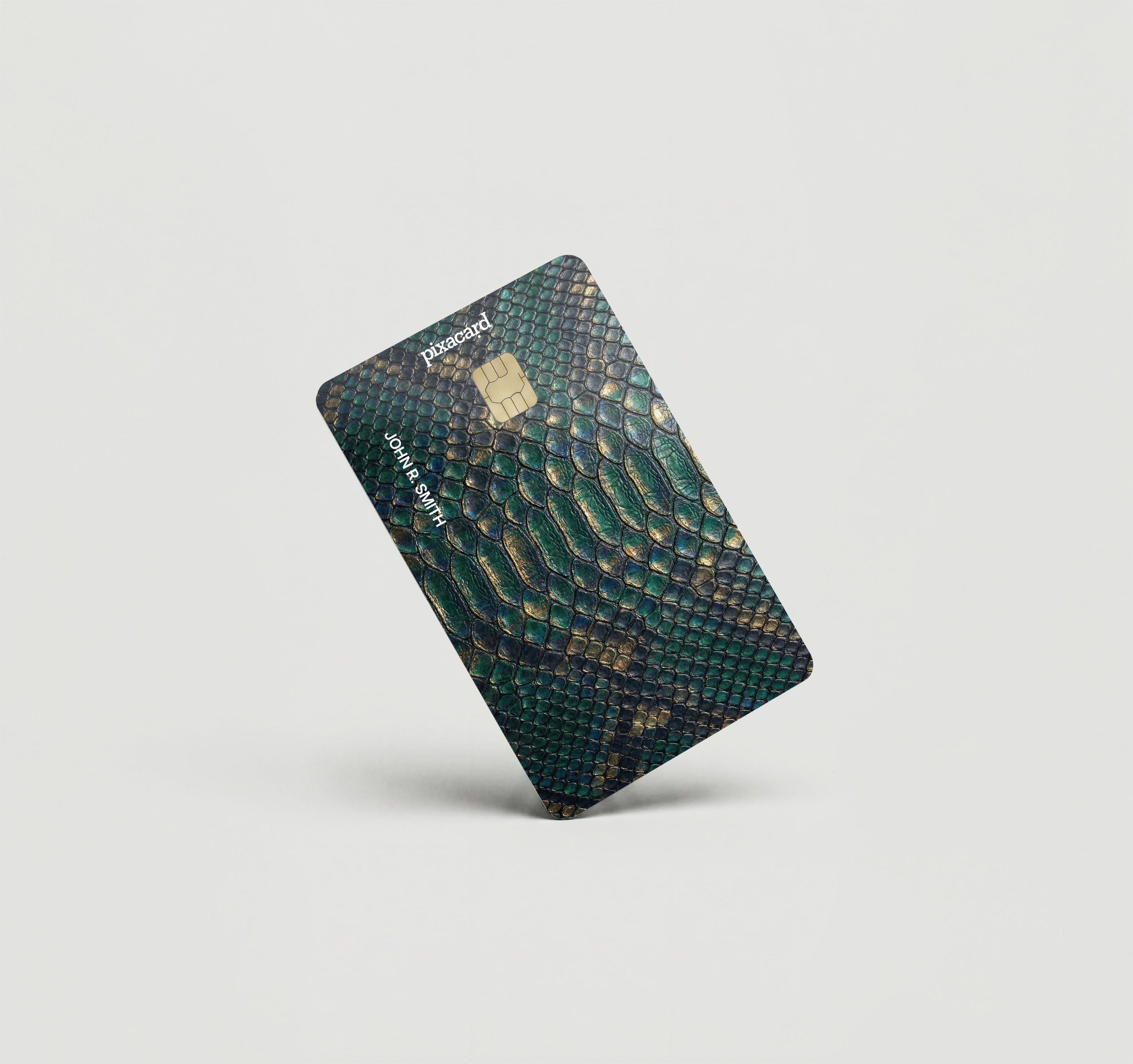 Mockup Cardskin pixacard-iridescent-cardskin