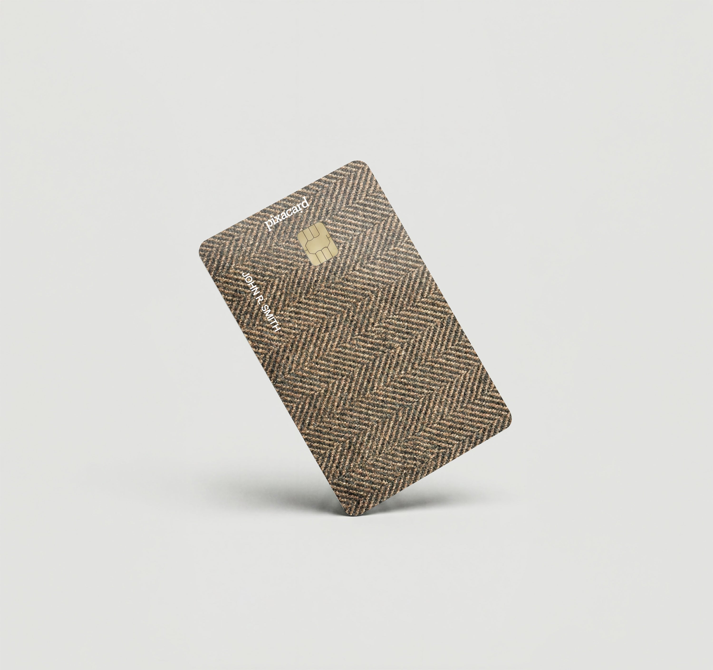 Mockup Cardskin pixacard-herringbone-cadrskin