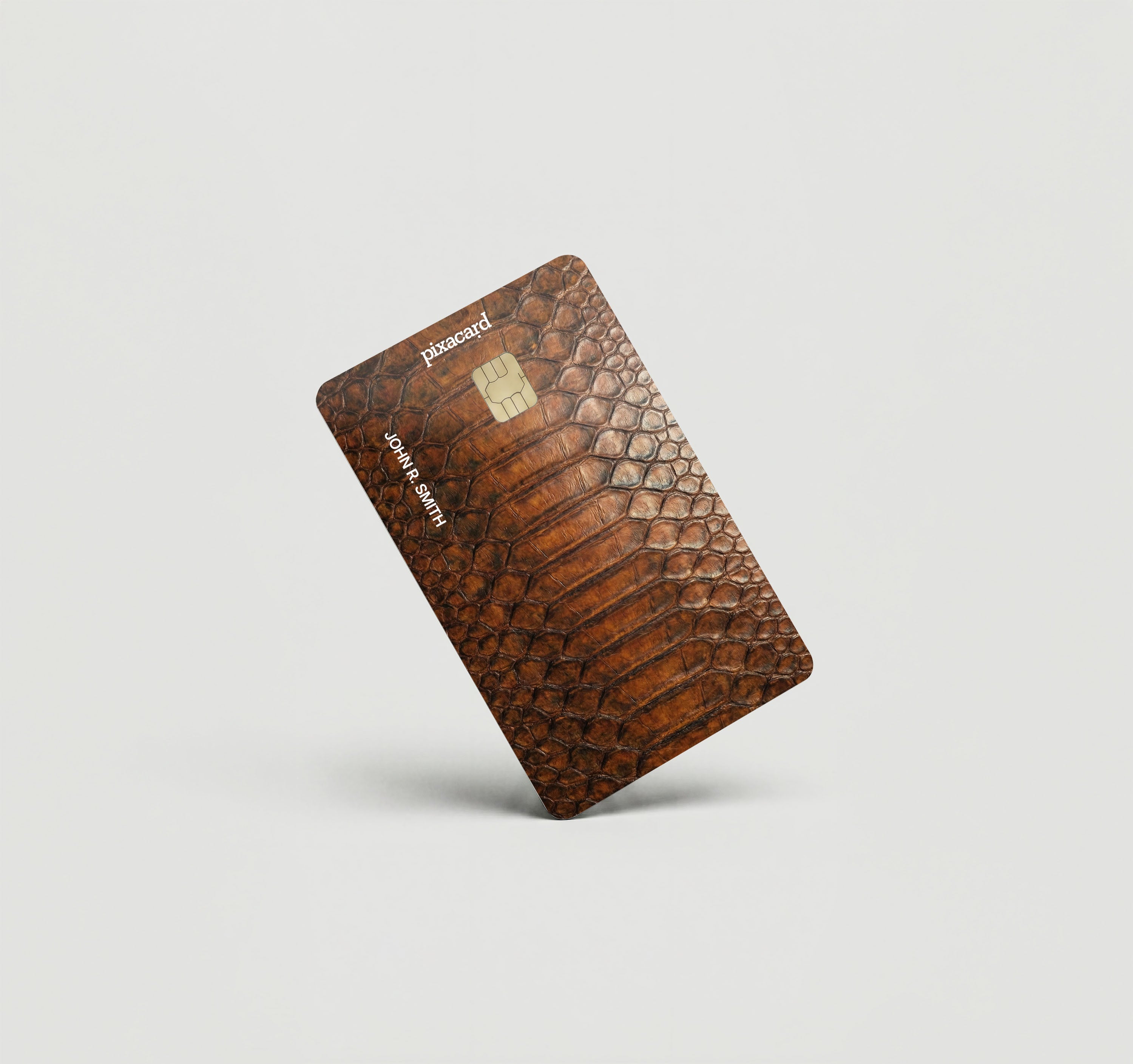 Mockup Cardskin pixacard-brown-scales-cardskin