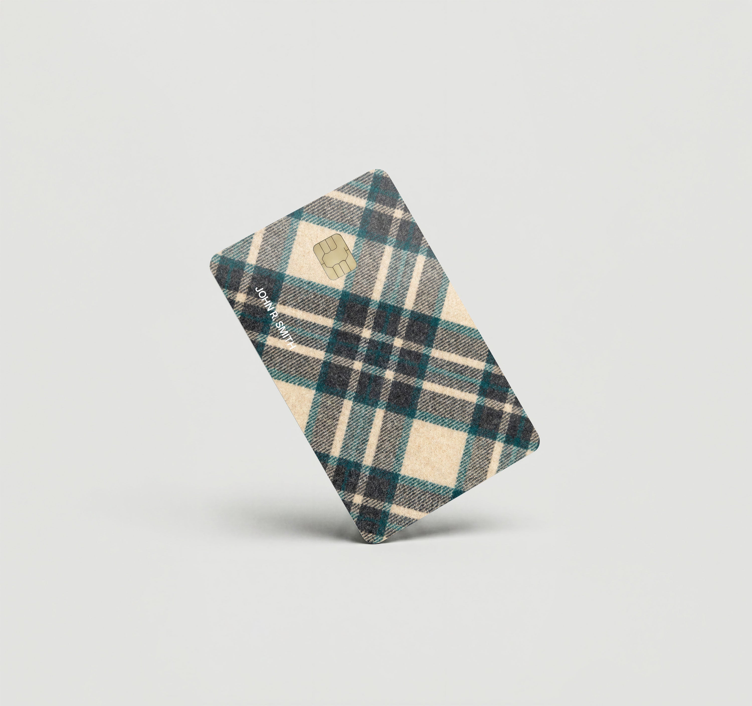 Mockup Cardskin pixacard-light-tartan-cadrskin