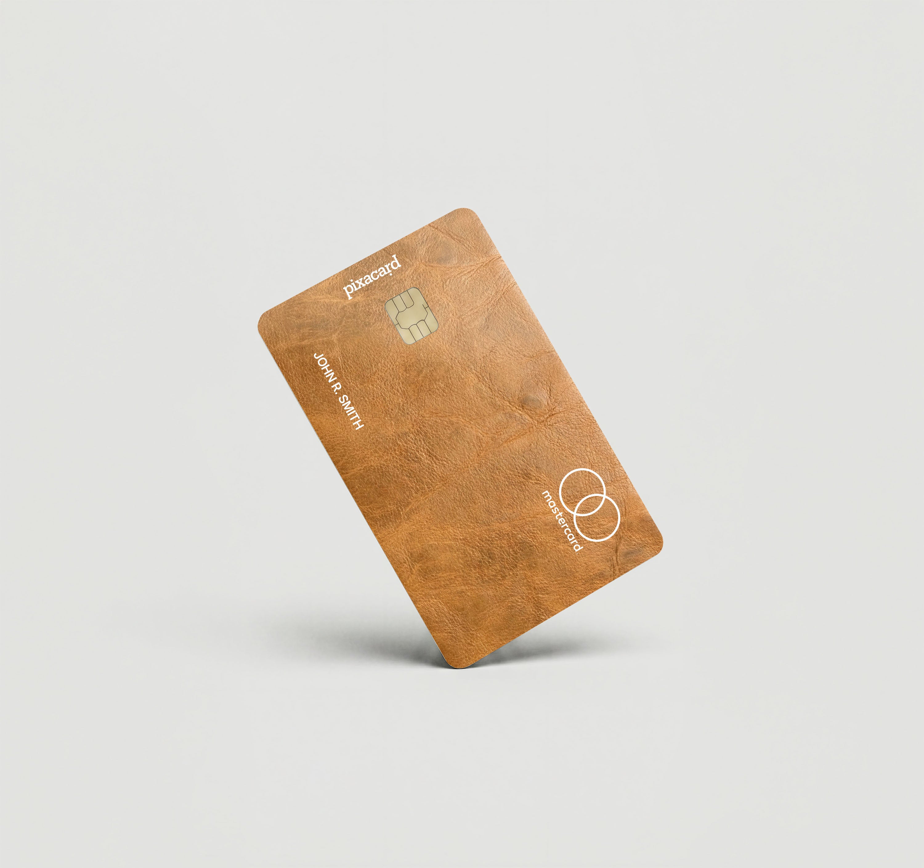 Mockup Cardskin pixacard-tan-leather-cardskin
