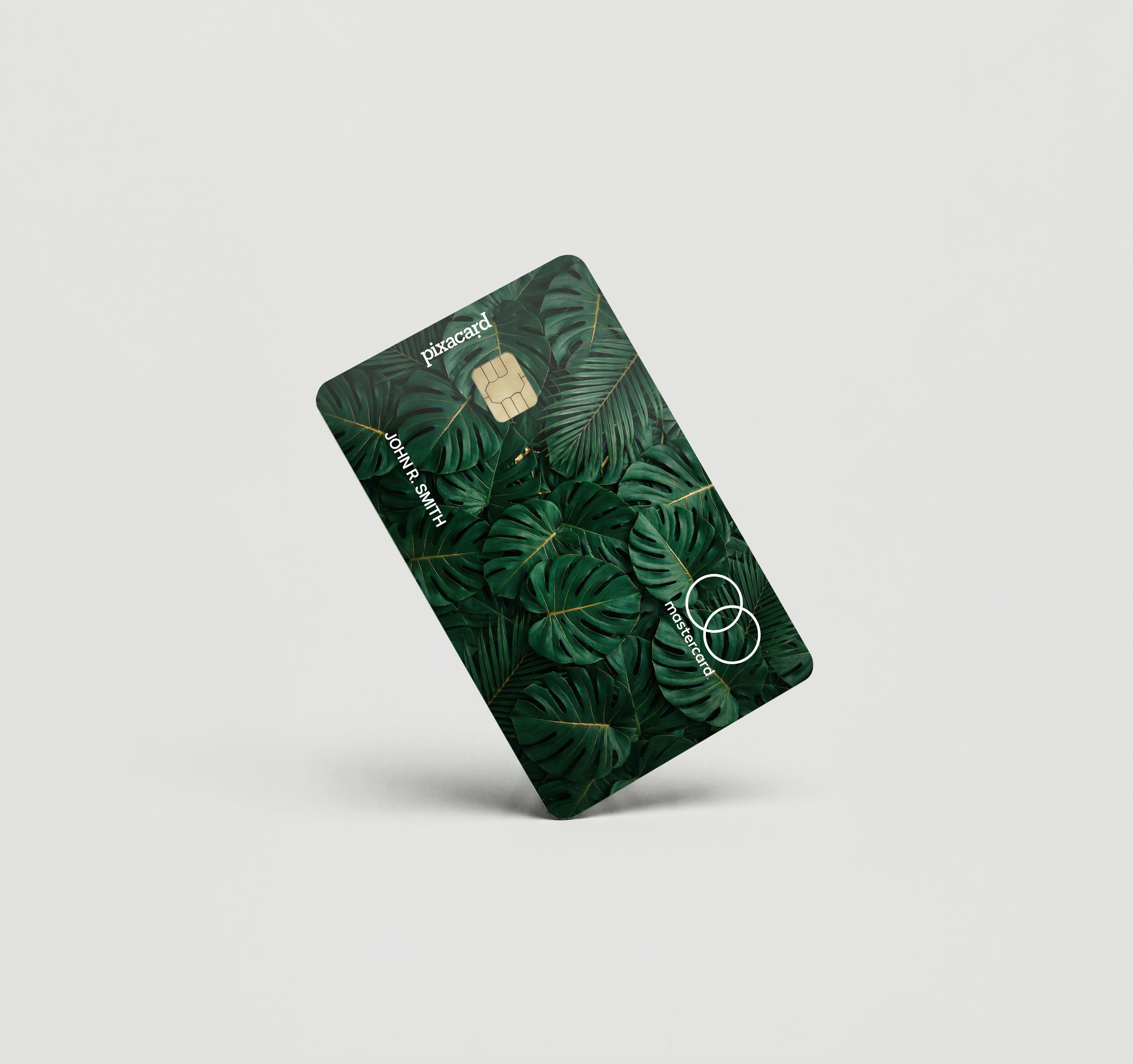 Mockup Cardskin pixacard-monstera-cardskin