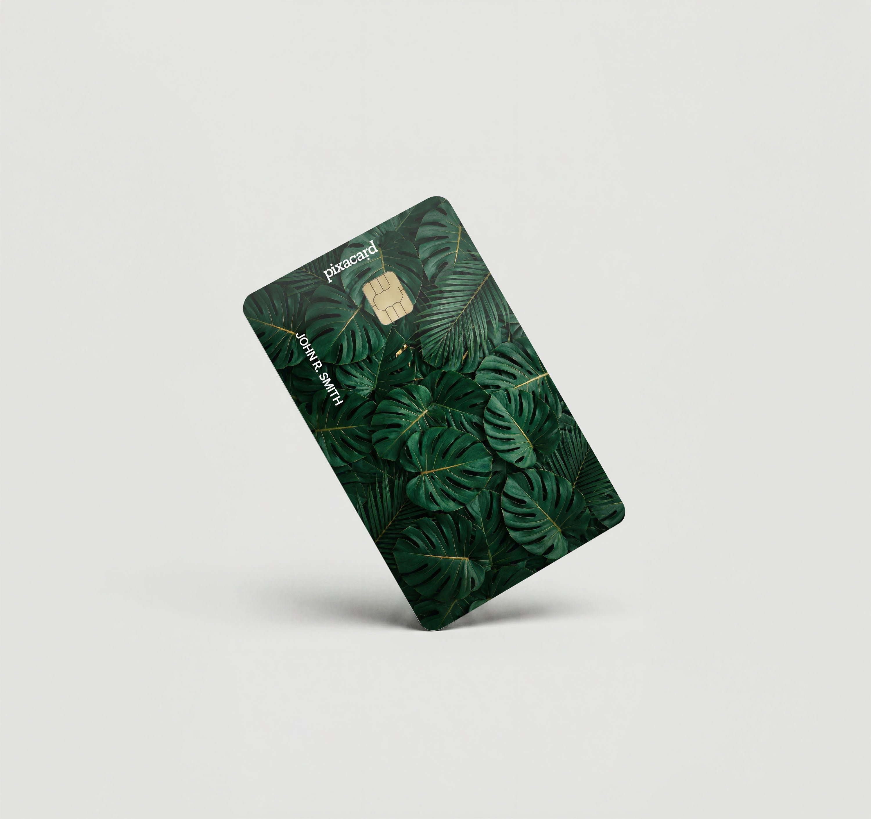Mockup Cardskin pixacard-monstera-cardskin