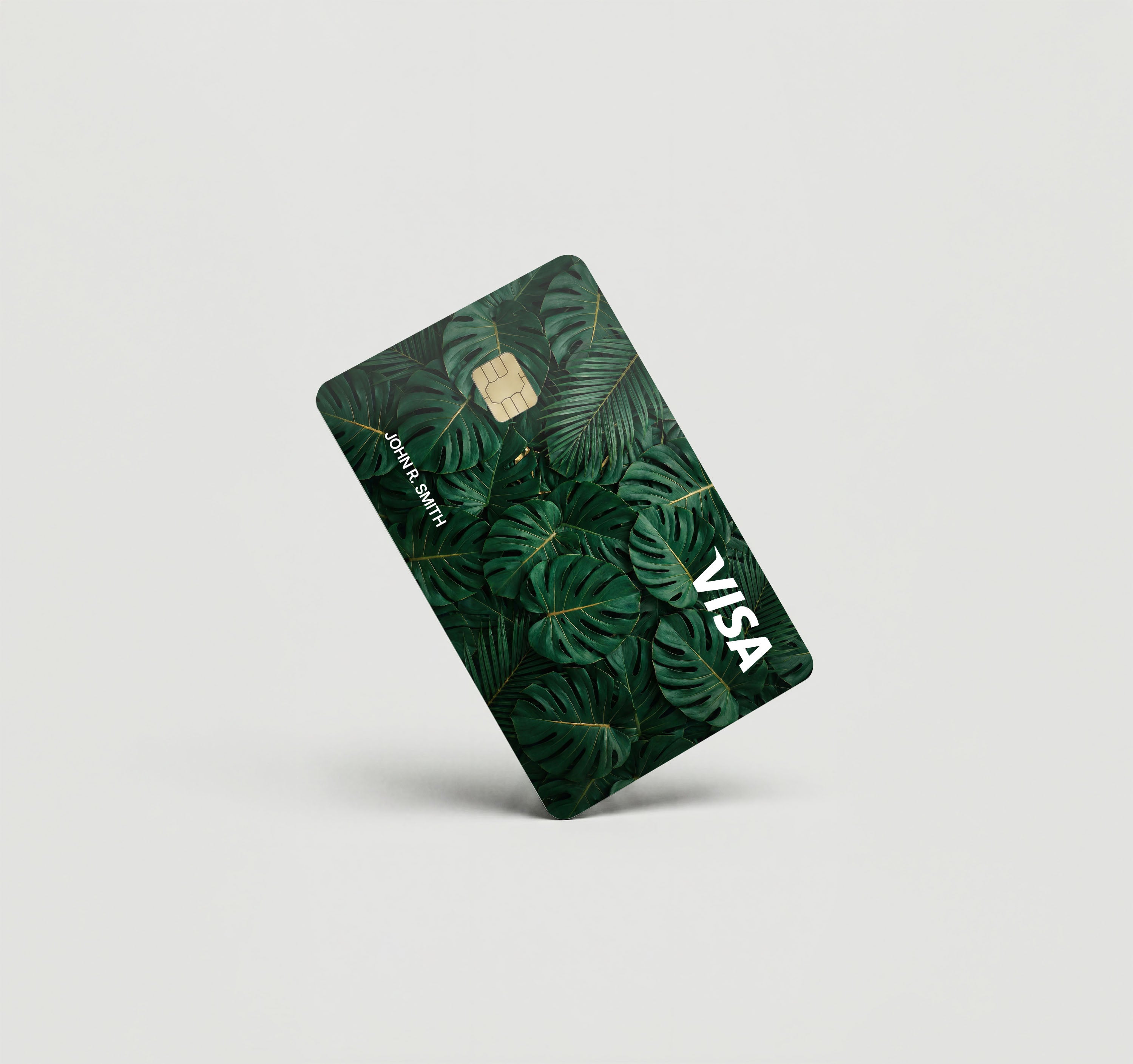 Mockup Cardskin pixacard-monstera-cardskin