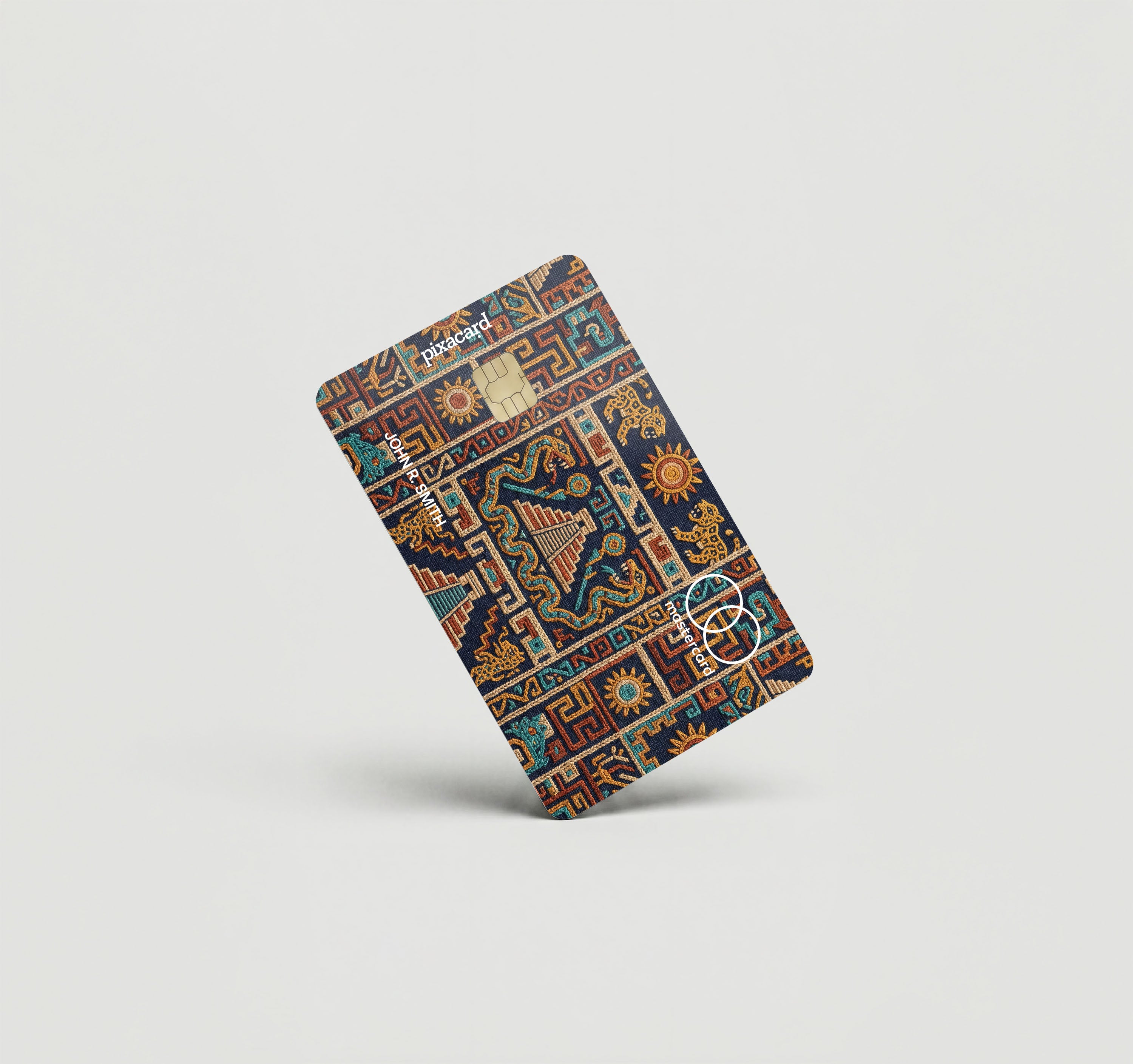 Mockup Cardskin pixacard-mayan-cadrskin