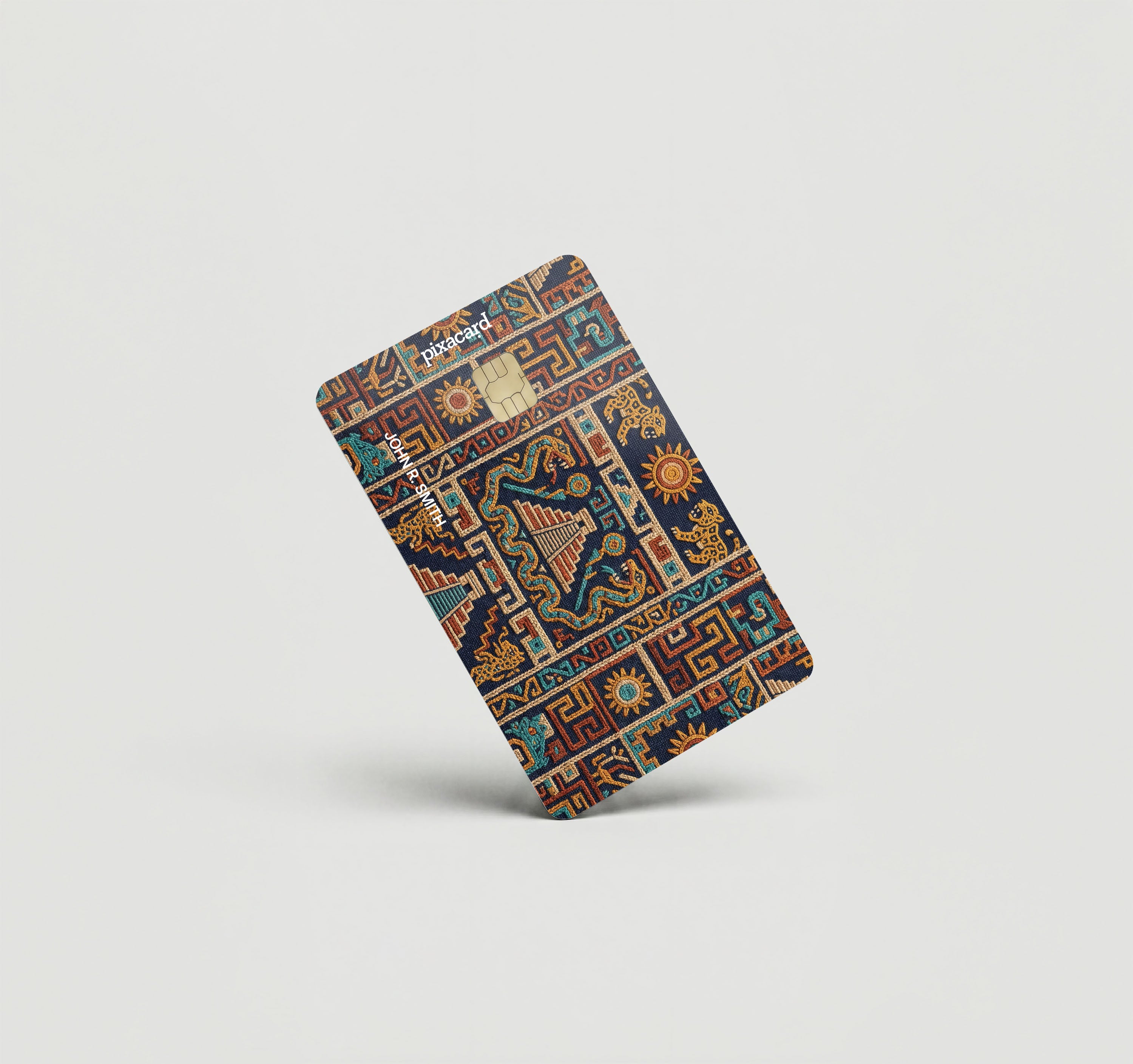 Mockup Cardskin pixacard-mayan-cadrskin