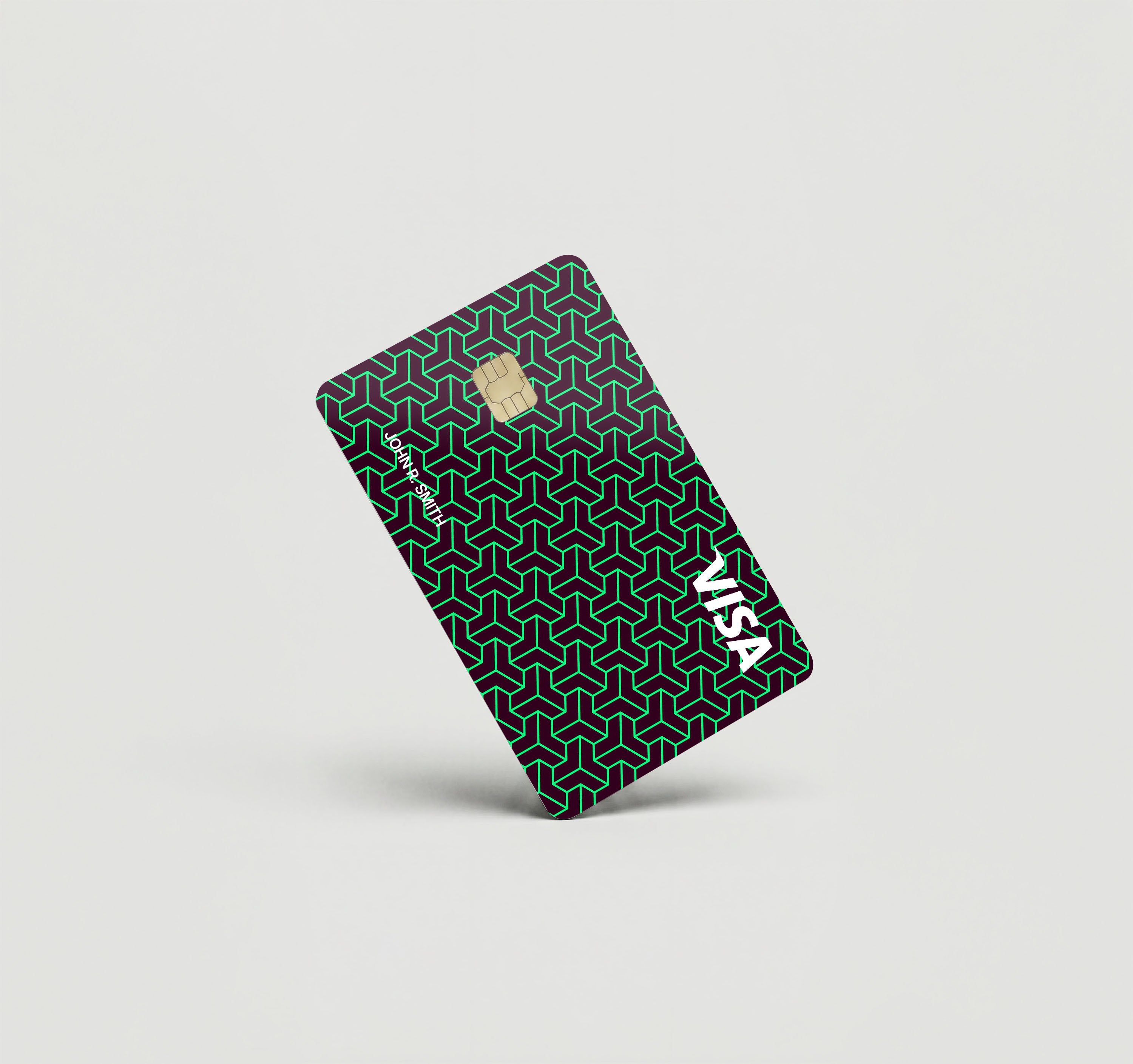 Mockup Cardskin pixacard-neon-cardskin