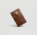 Mockup Cardskin pixacard-chocolate-leather-cardskin