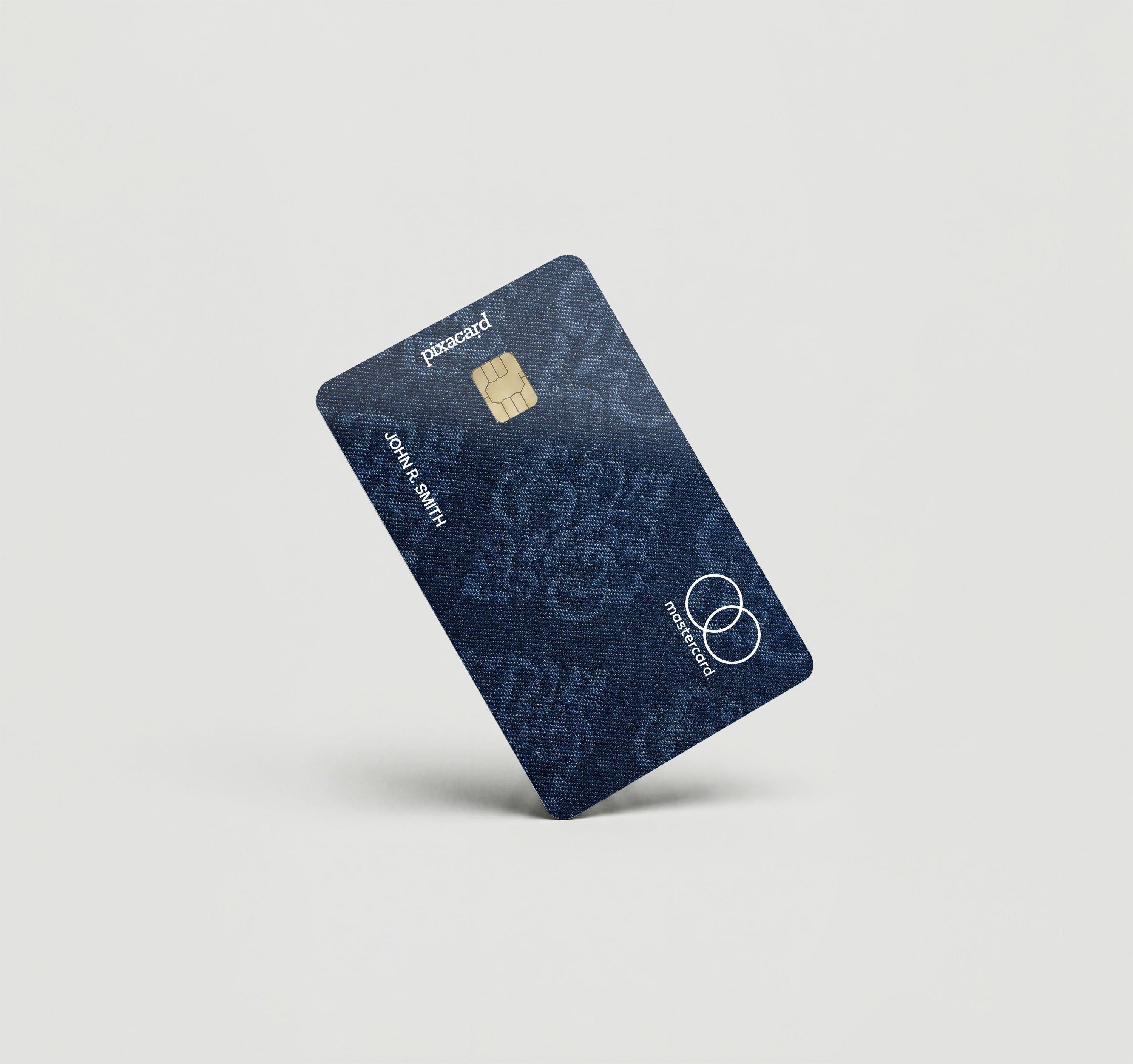 Mockup Cardskin pixacard-pattern-denim-cardskin