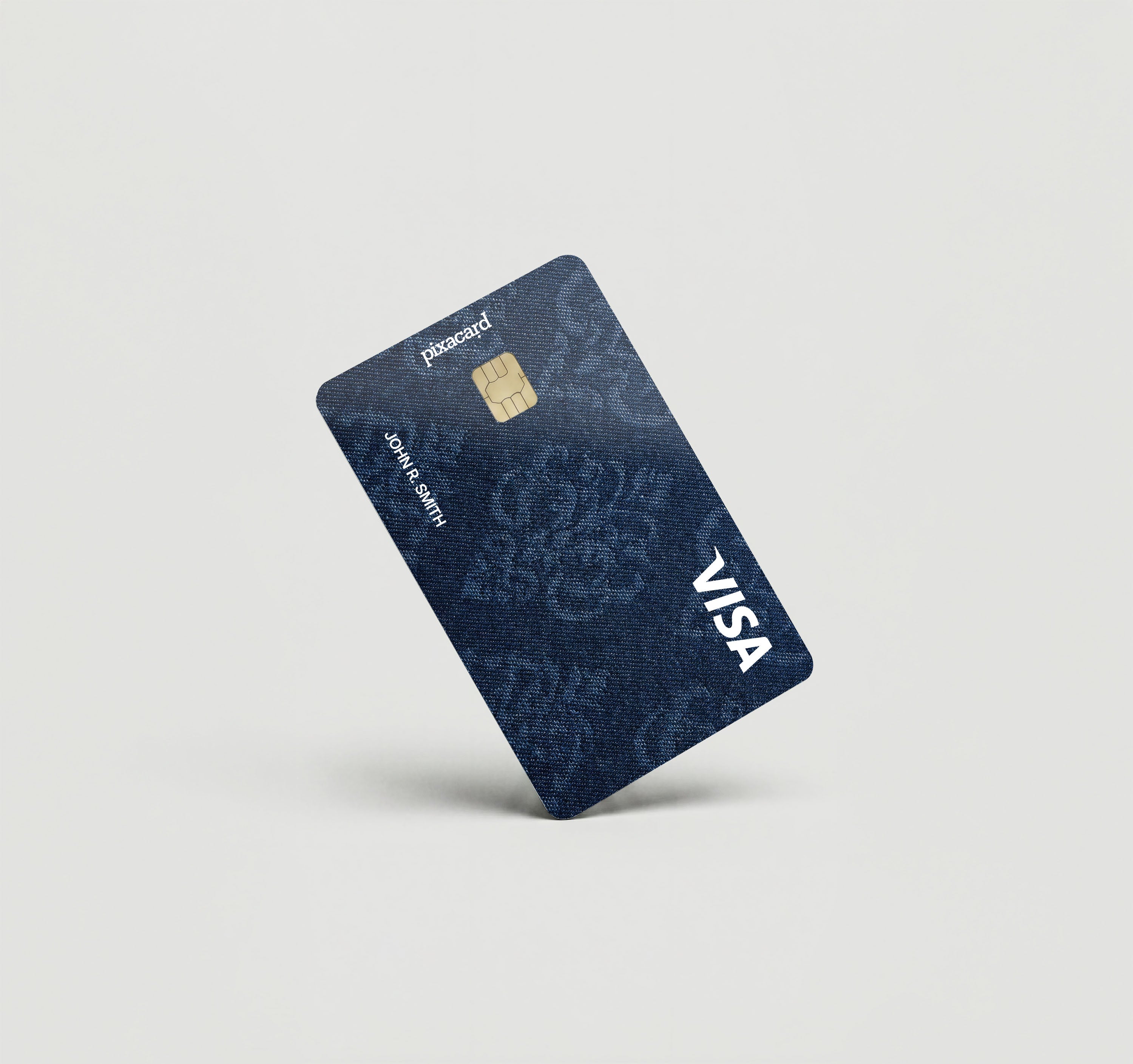Mockup Cardskin pixacard-pattern-denim-cardskin