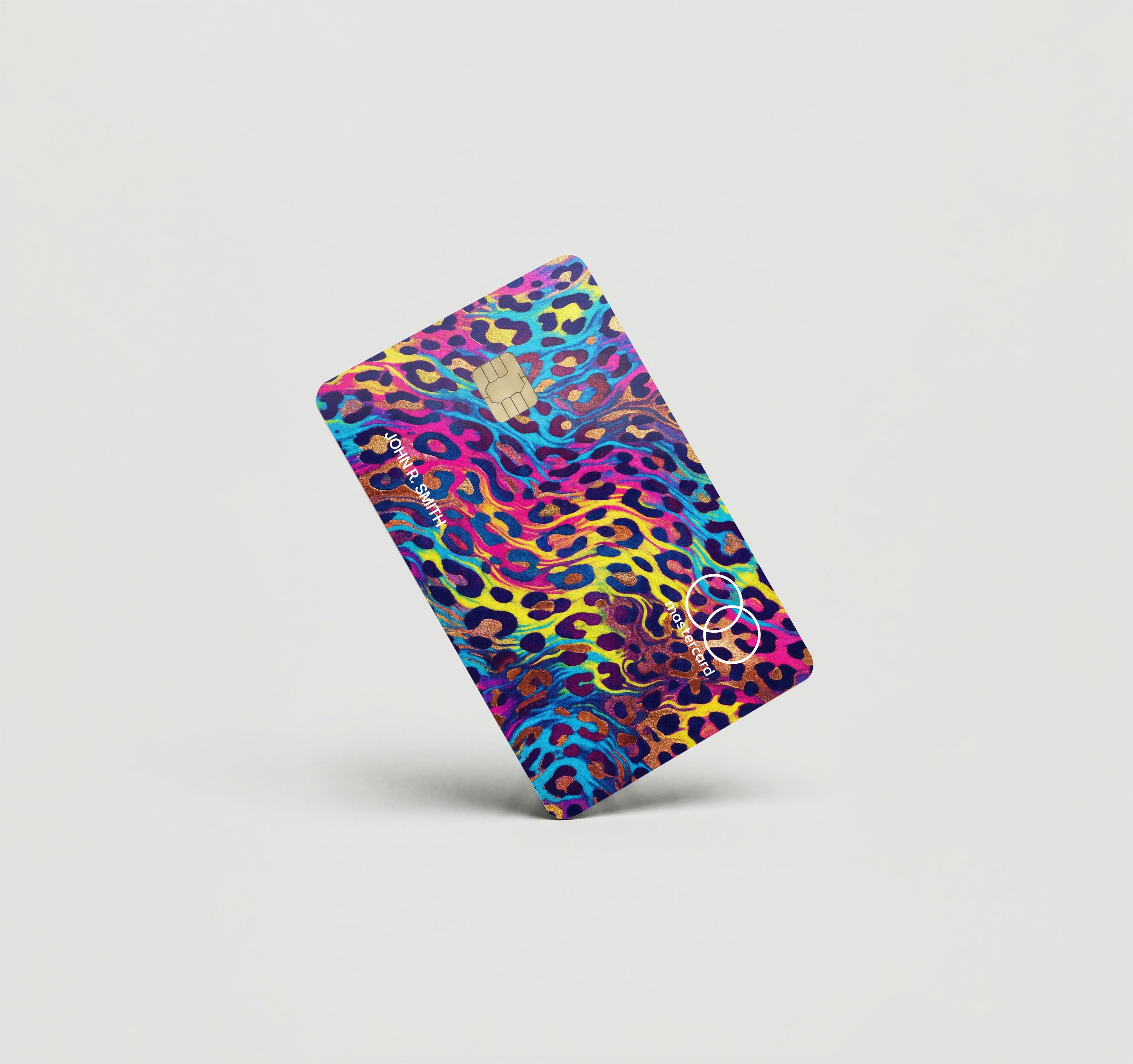 Mockup Cardskin pixacard-psy-leopard-cardskin