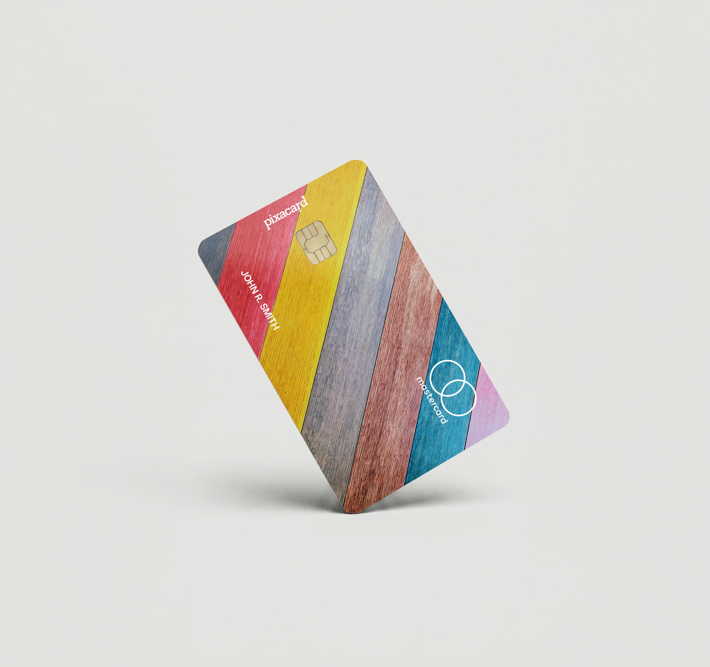 Mockup Cardskin pixacard-rainbow-cardskin