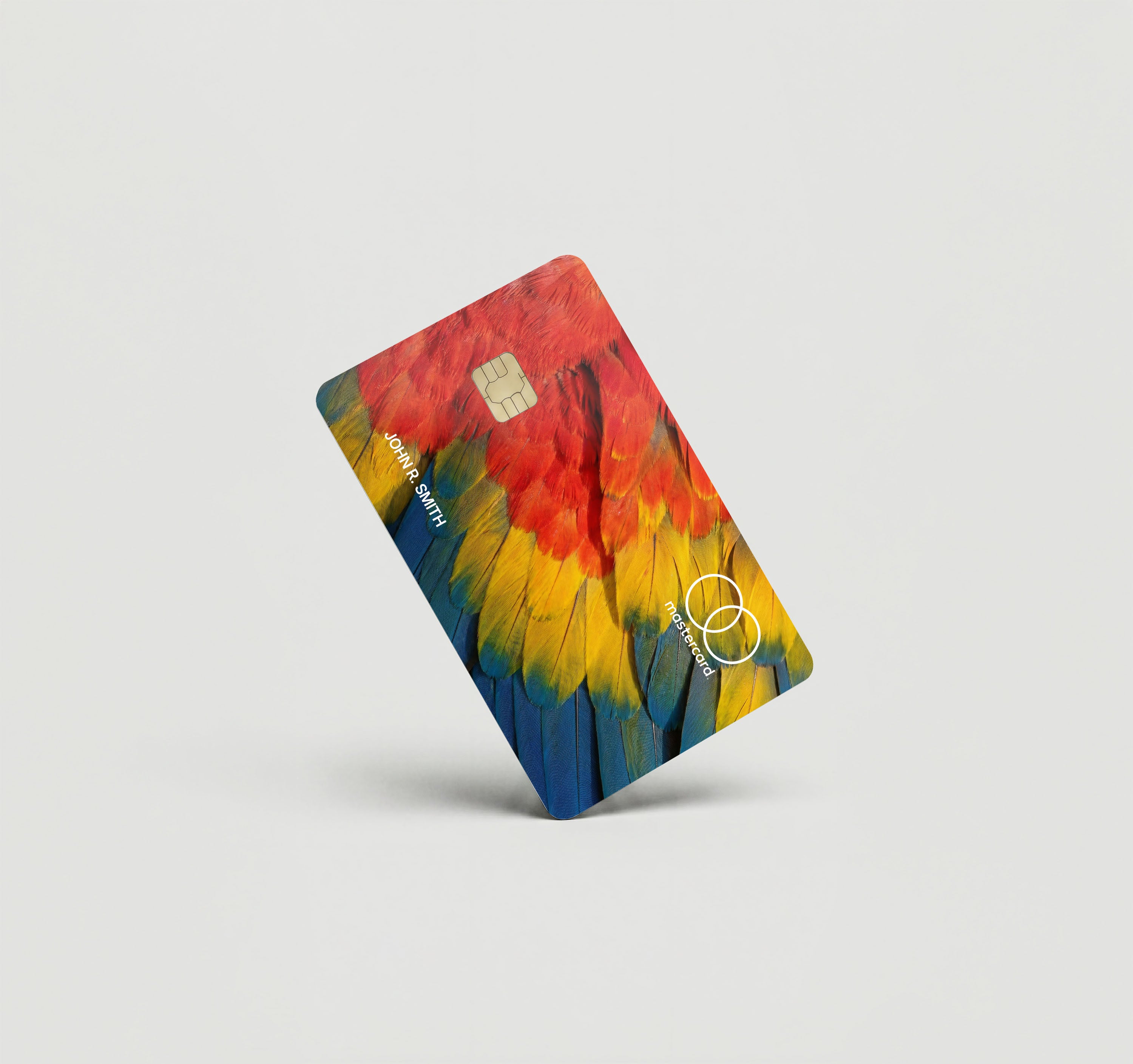 Mockup Cardskin pixacard-scartlett-macaw-cardskin