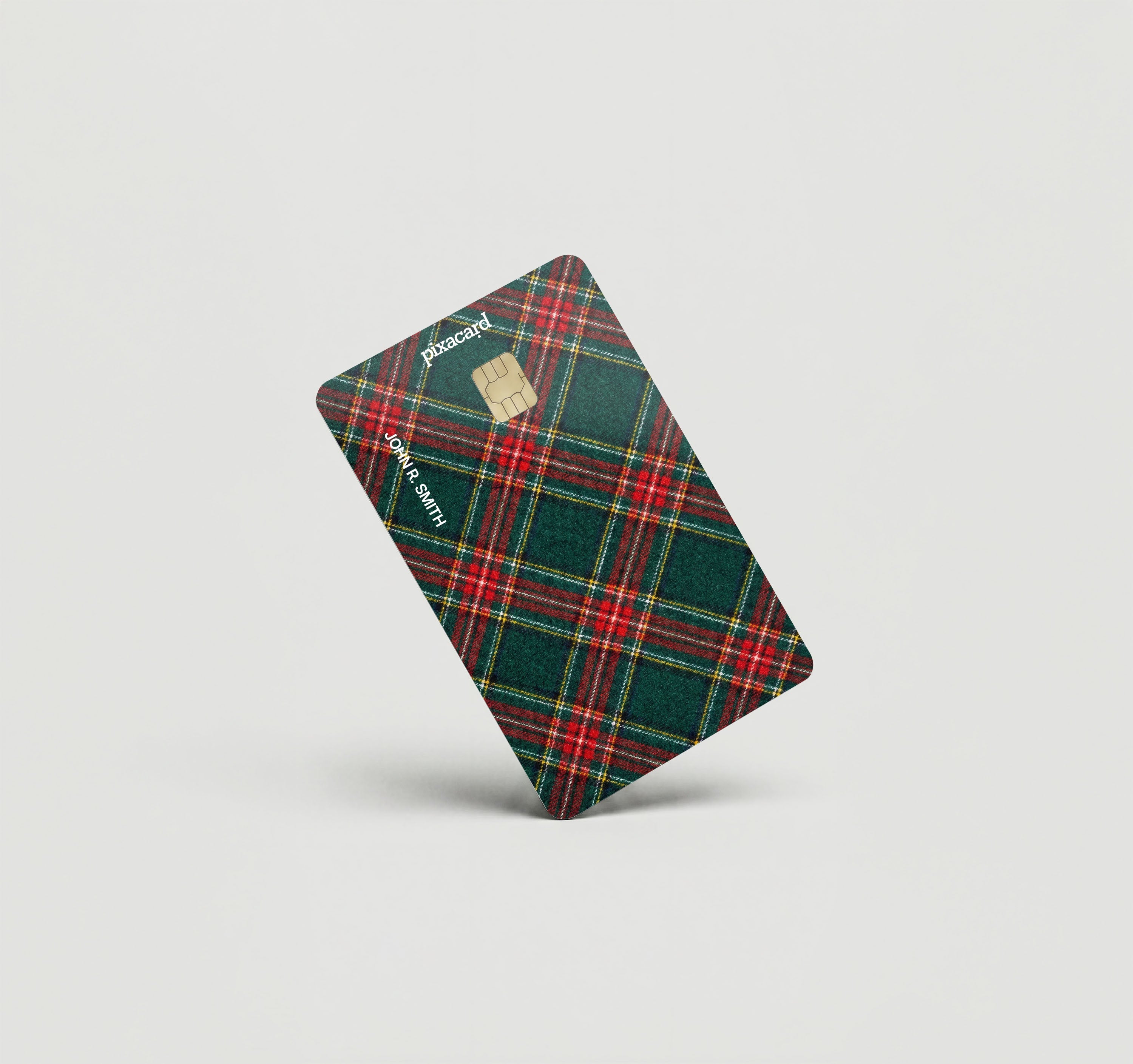 Mockup Cardskin pixacard-tartan3-cadrskin