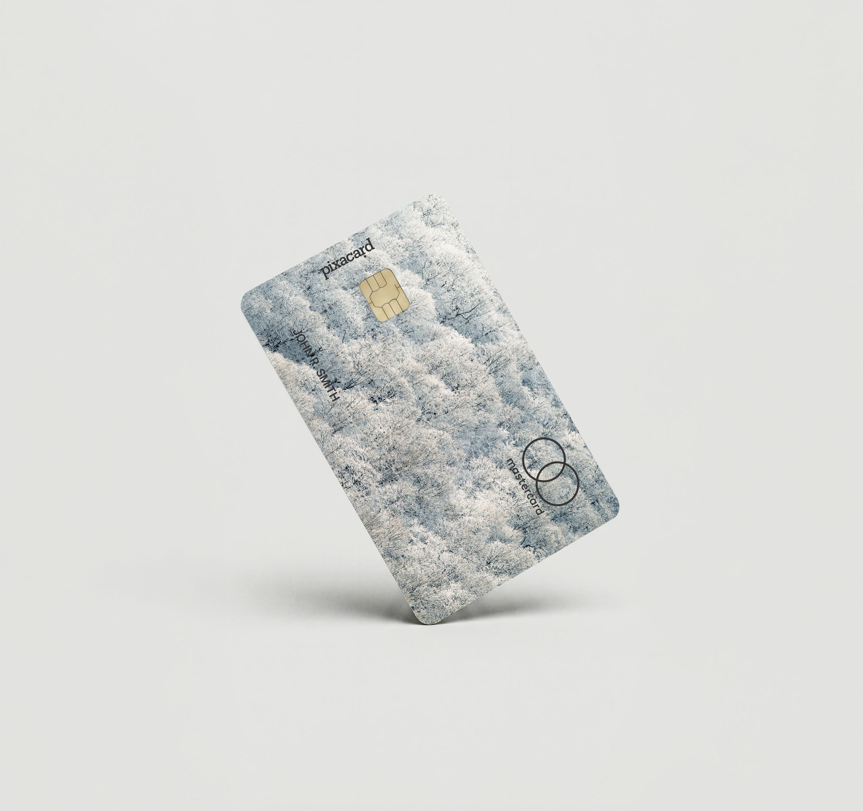 Mockup Cardskin pixacard-white-forest-cardskin