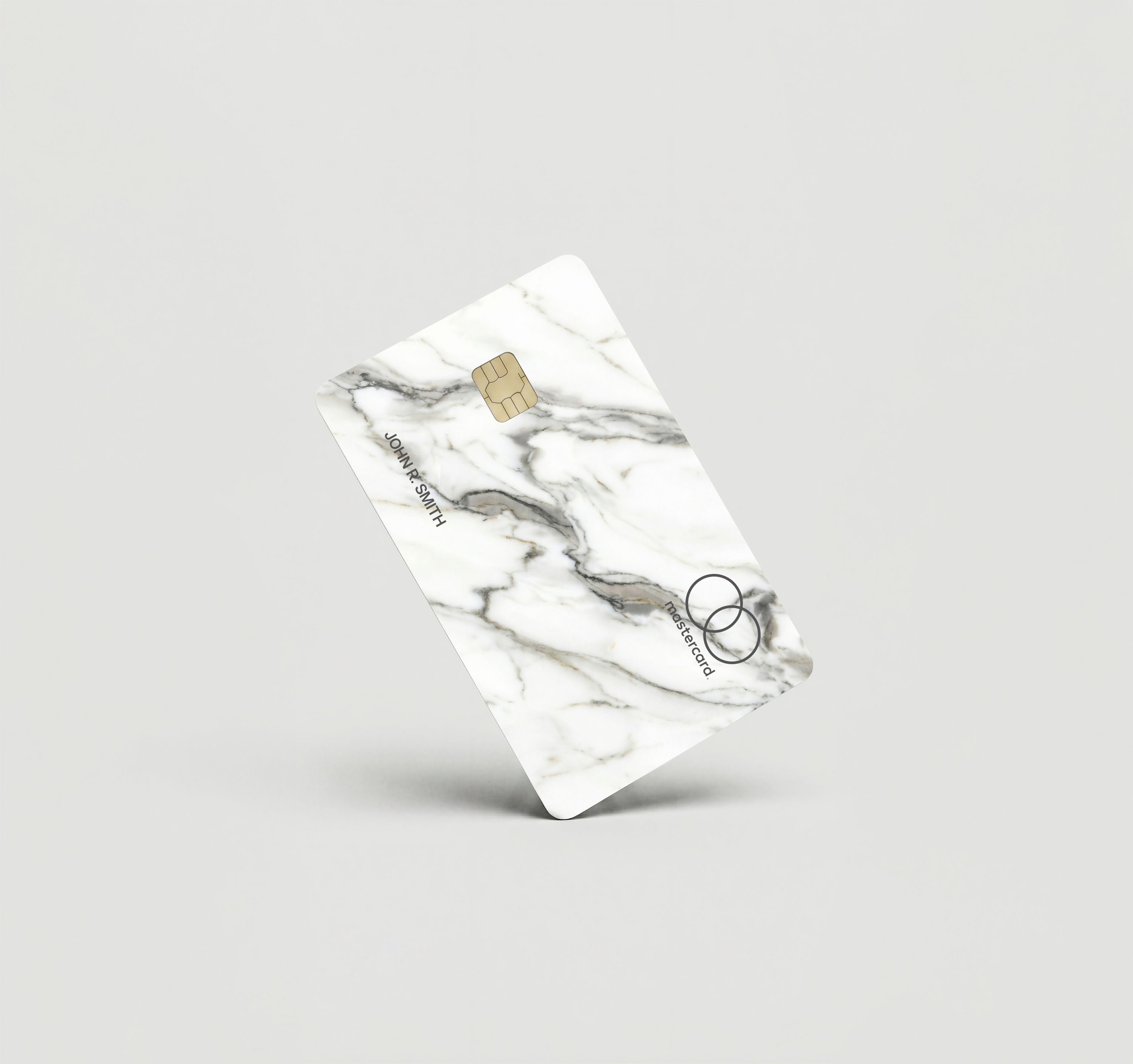 Mockup Cardskin pixacard-white-marble-cardskin